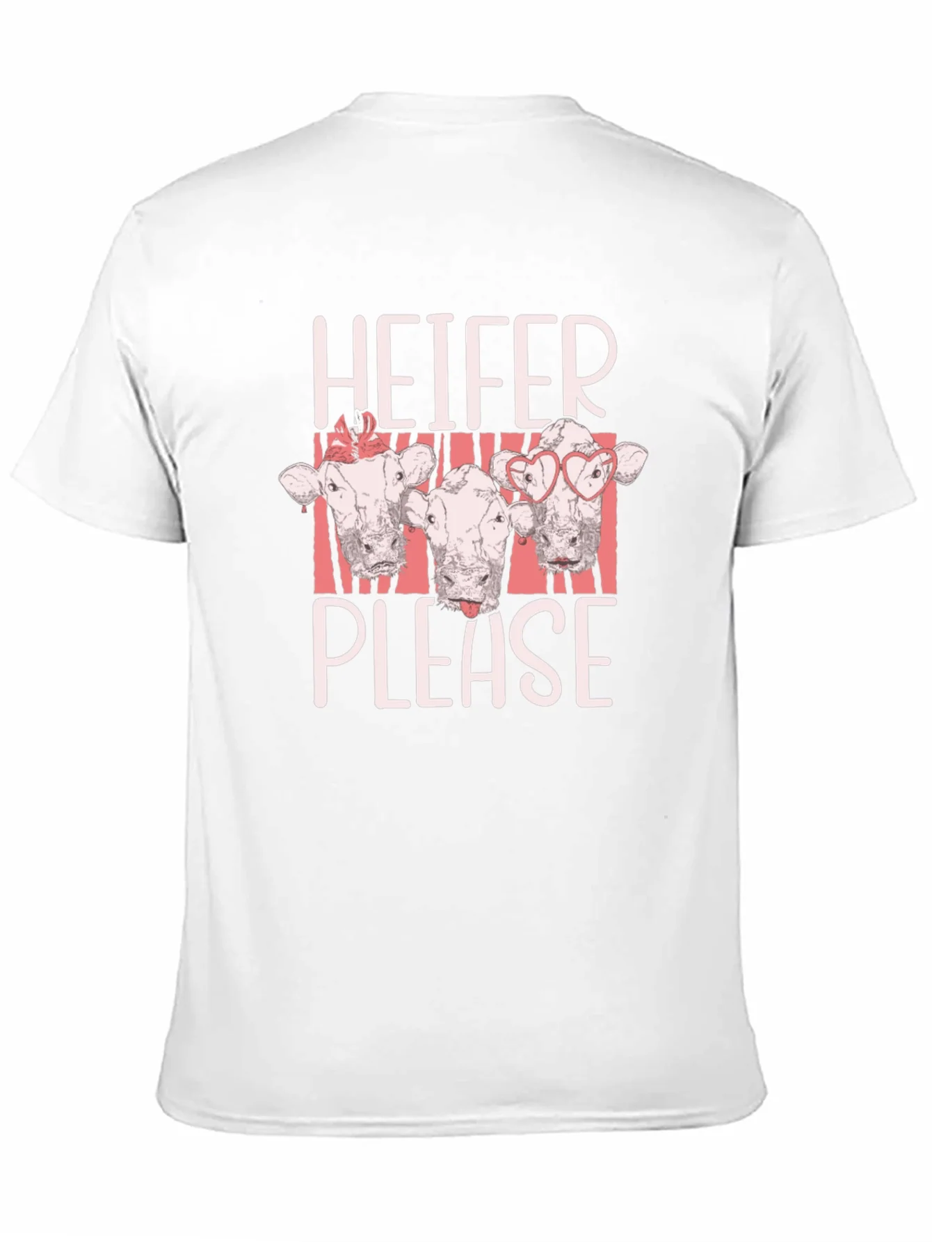 Camiseta Negra Heifer Please con Dise?o de Vacas