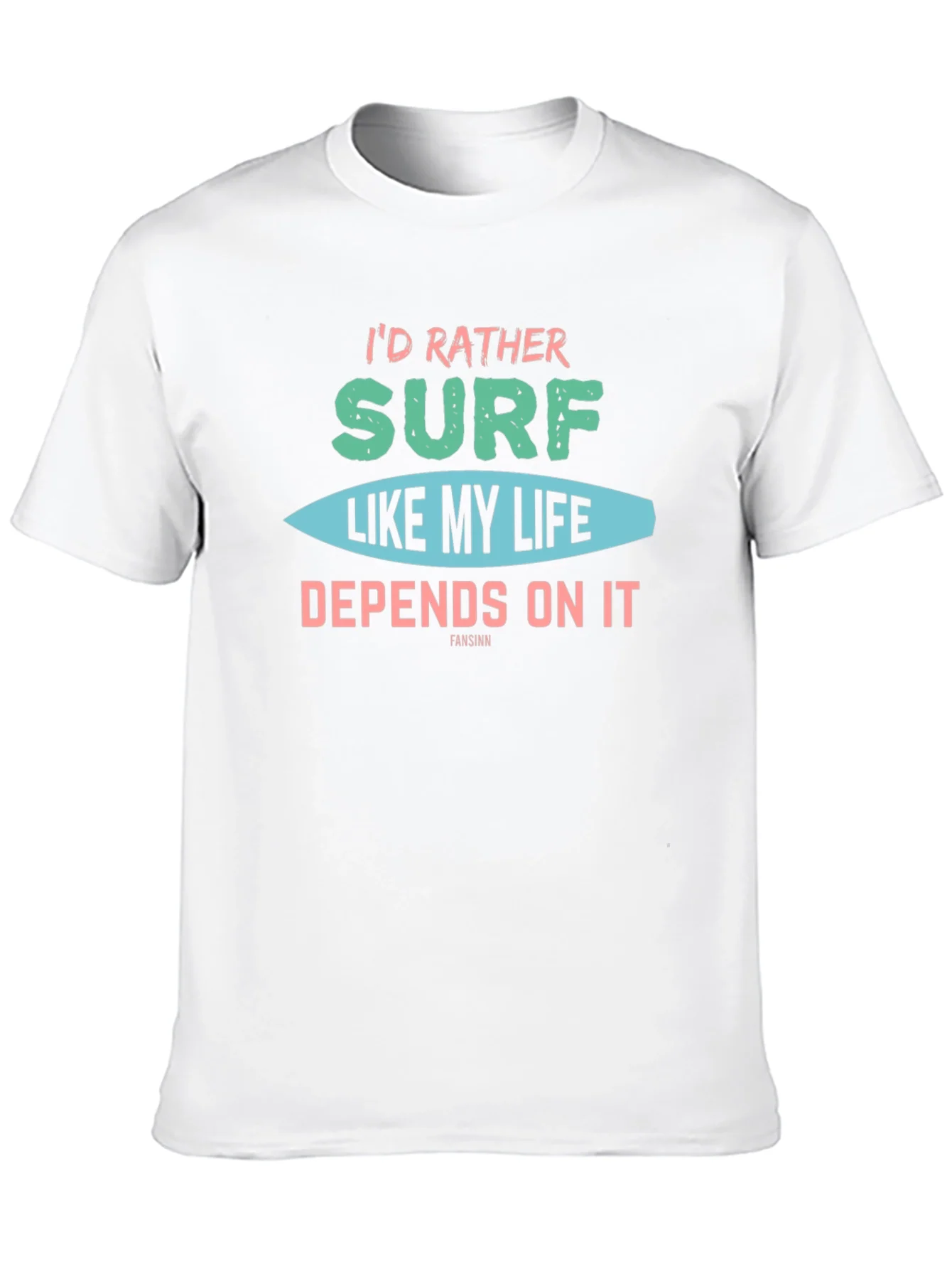 Camiseta Negra Prefiero Surfear Dise?o Original