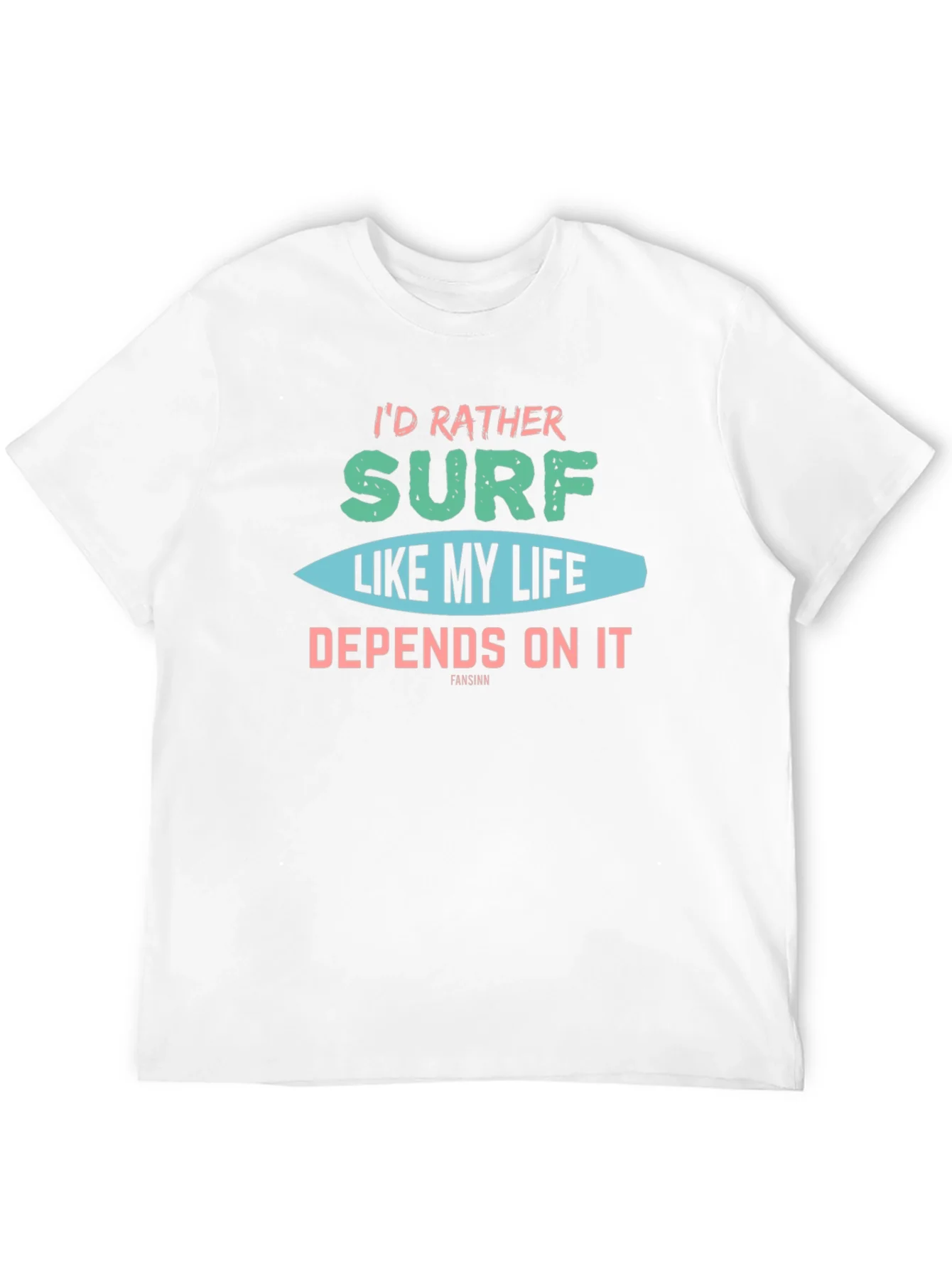 Camiseta Negra Prefiero Surfear Dise?o Original