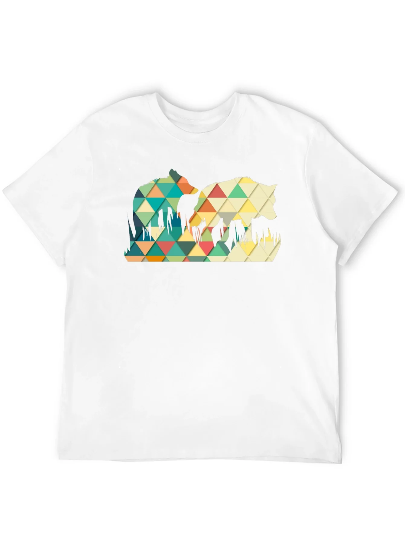 Rebbecca Geometric Wolf Graphic Tee