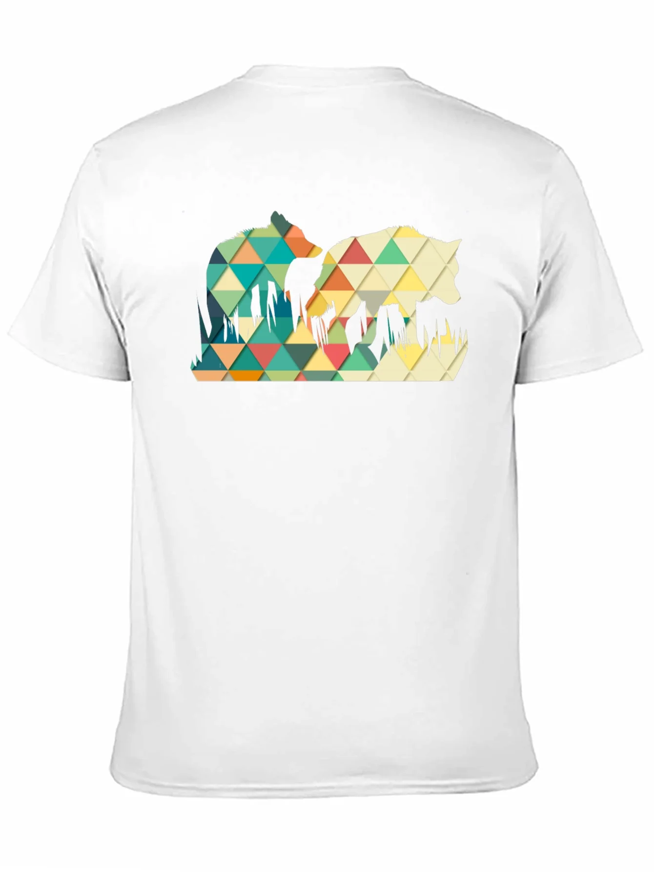 Rebbecca Geometric Wolf Graphic Tee
