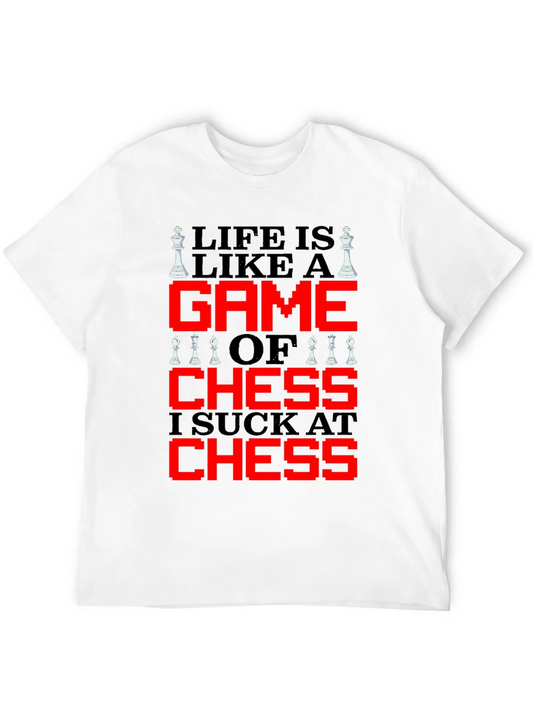 Rebbecca Life is Like Chess T-Shirt - Funny Game Tee