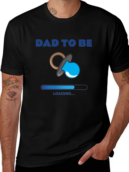 Rebbecca Dad To Be Loading Baby Announcement T-Shirt