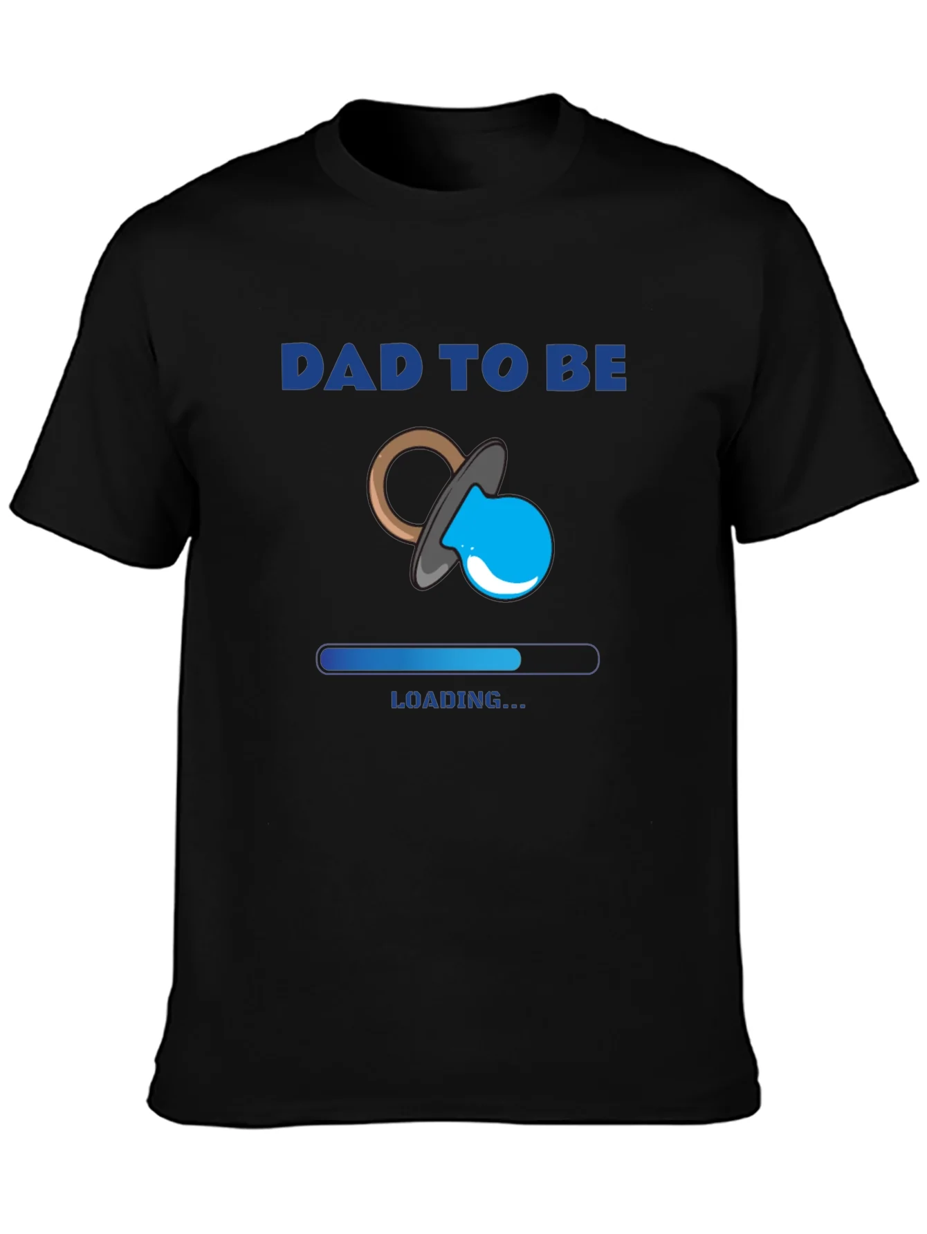Rebbecca Dad To Be Loading Baby Announcement T-Shirt