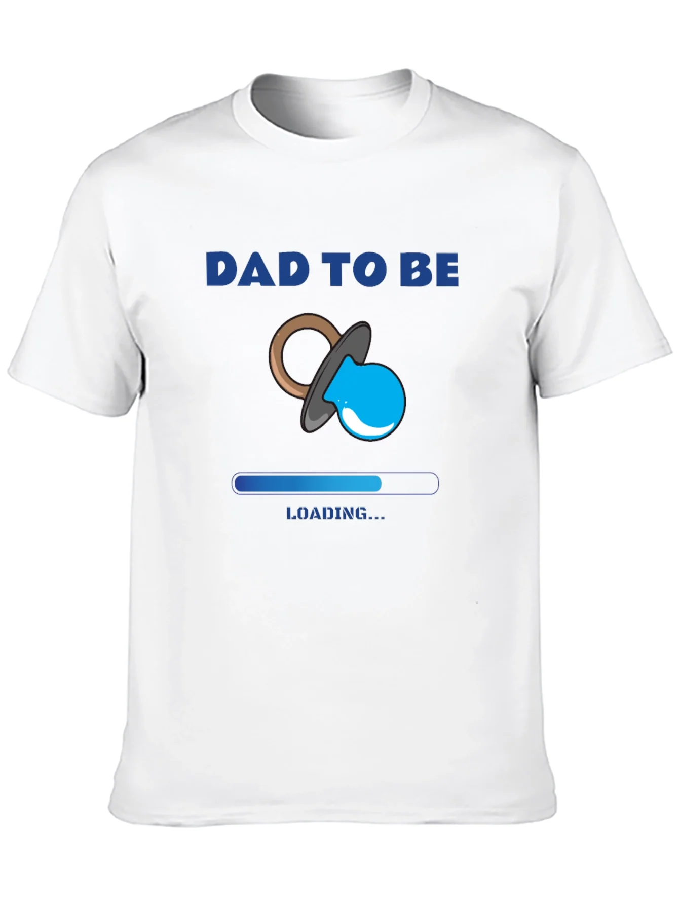 Rebbecca Dad To Be Loading Baby Announcement T-Shirt