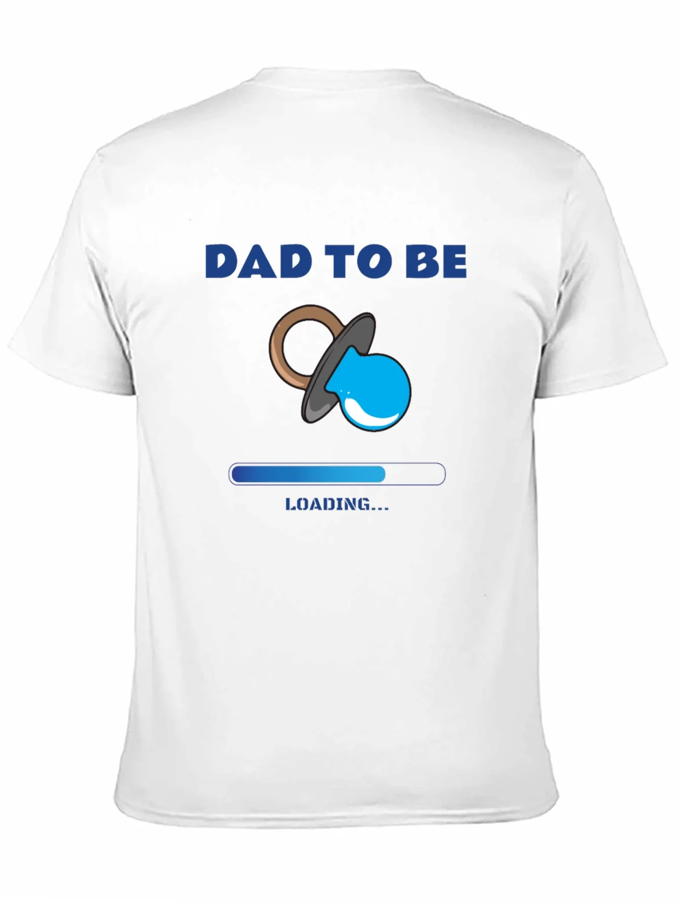 Rebbecca Dad To Be Loading Baby Announcement T-Shirt
