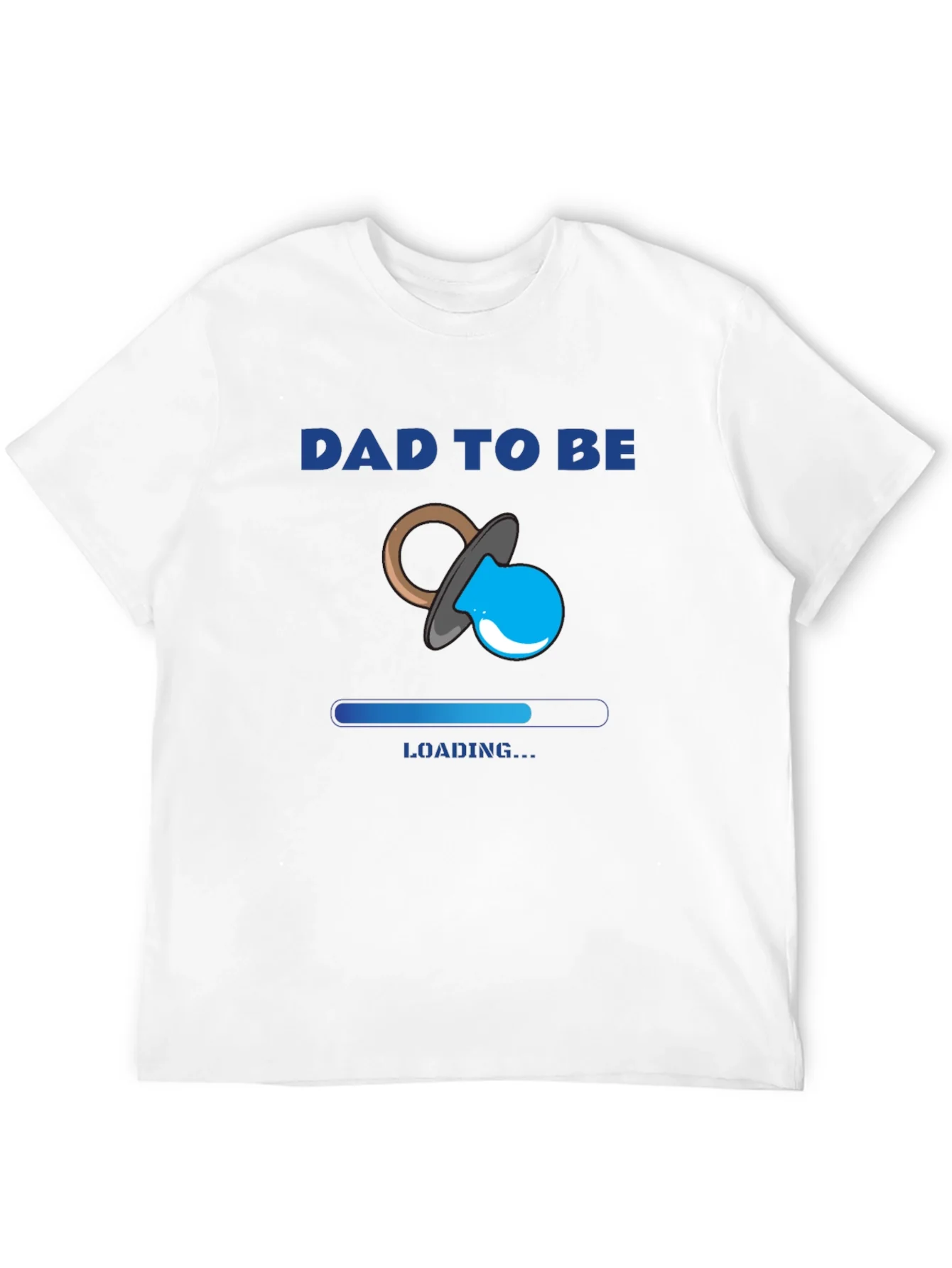 Rebbecca Dad To Be Loading Baby Announcement T-Shirt