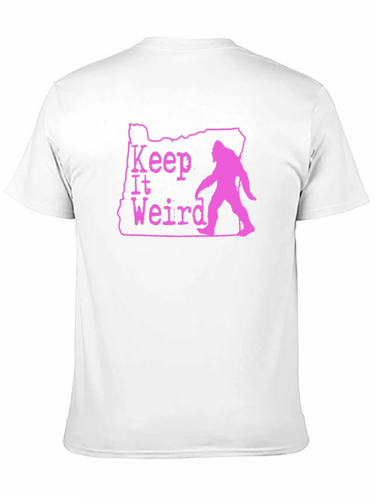 Rebbecca Keep It Weird Oregon Bigfoot Graphic Tee