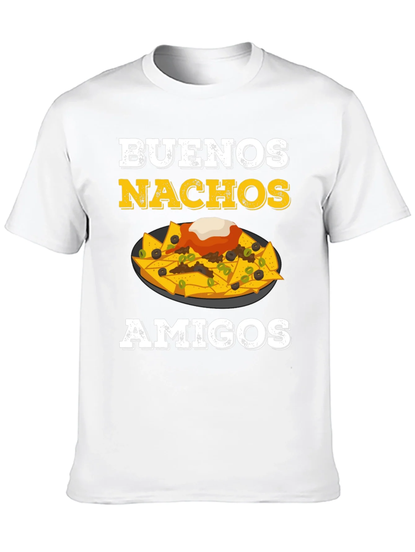 Rebbecca Buenos Nachos Amigos T-Shirt - Funny Foodie Tee