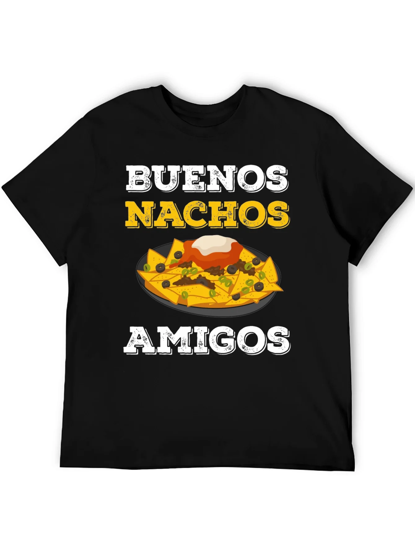 Rebbecca Buenos Nachos Amigos T-Shirt - Funny Foodie Tee