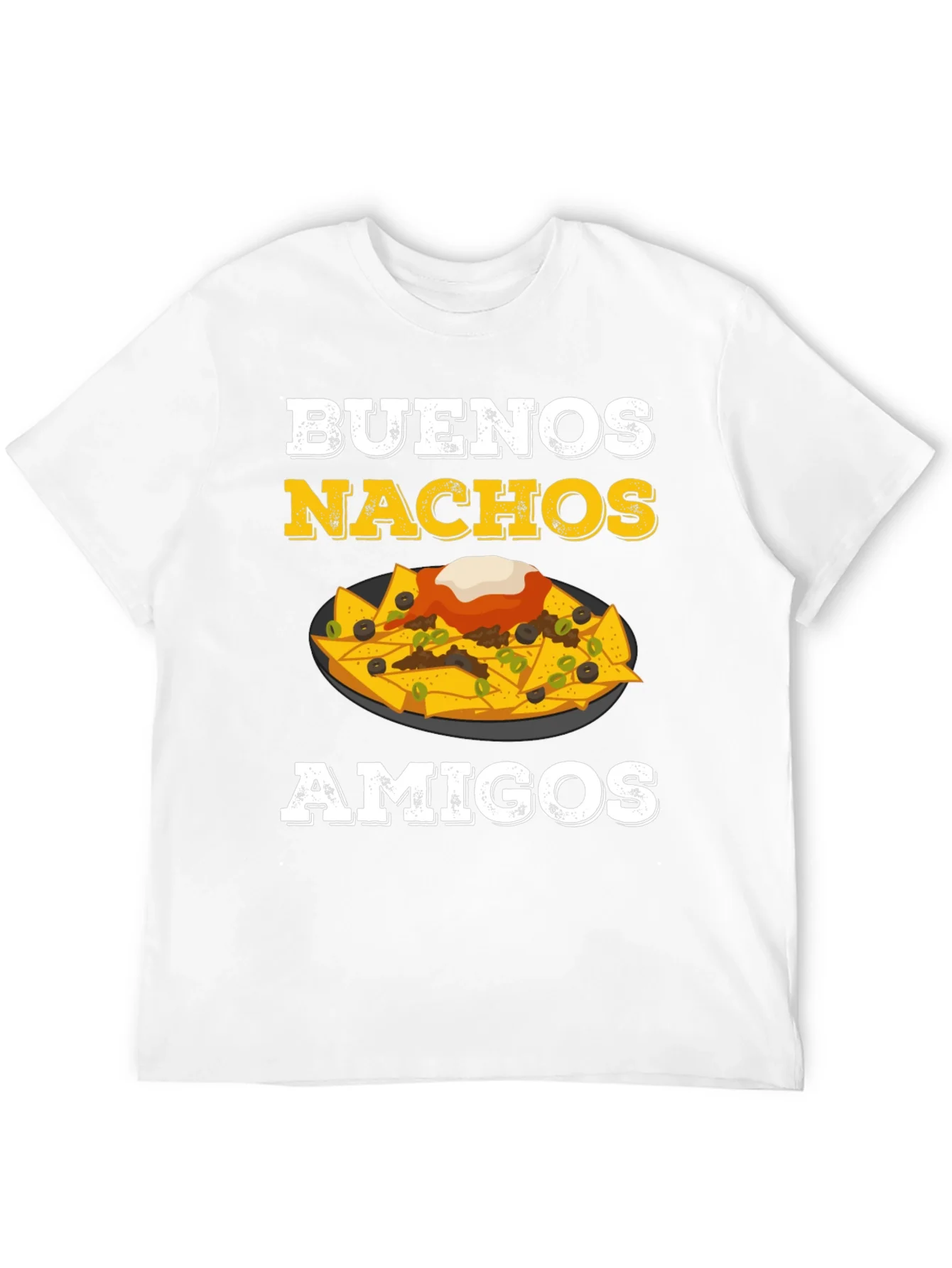 Rebbecca Buenos Nachos Amigos T-Shirt - Funny Foodie Tee