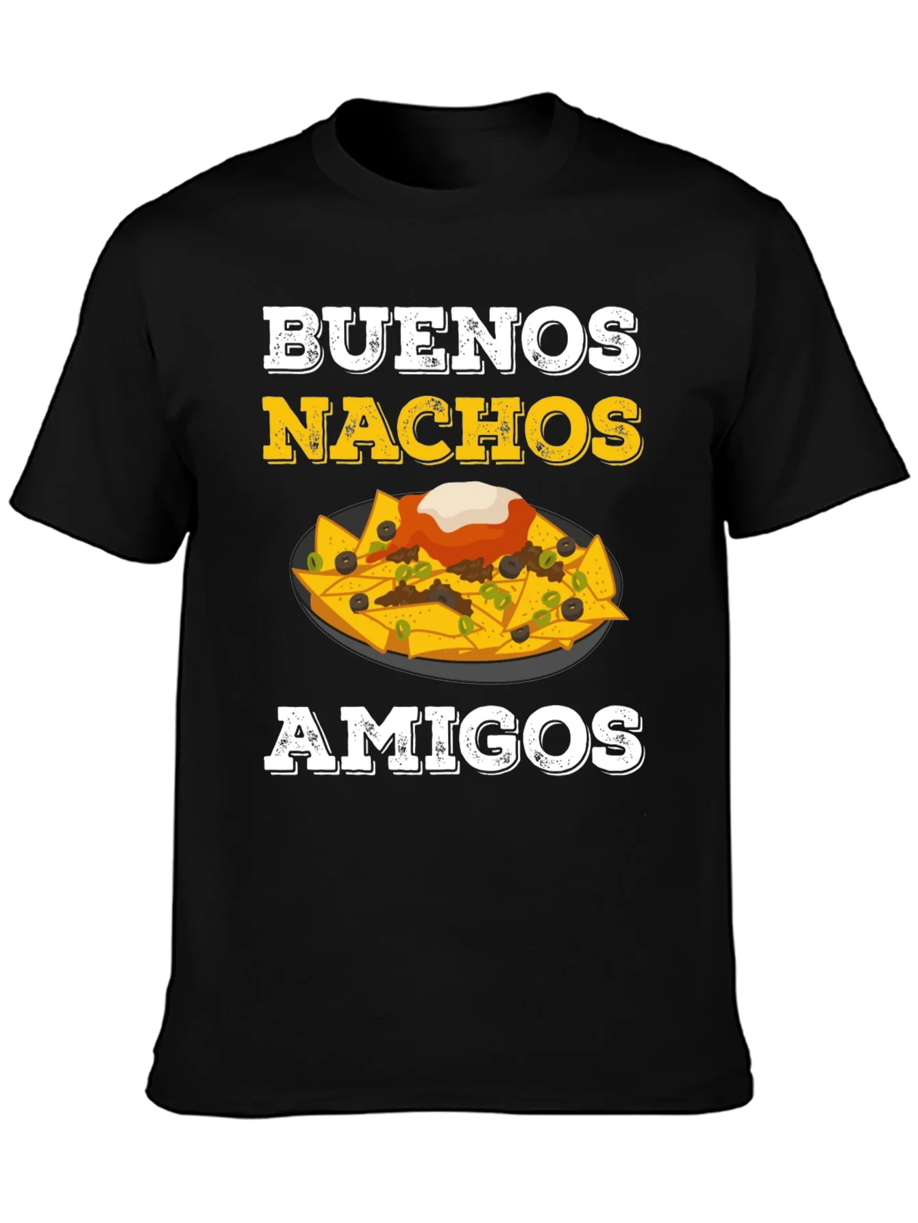 Rebbecca Buenos Nachos Amigos T-Shirt - Funny Foodie Tee