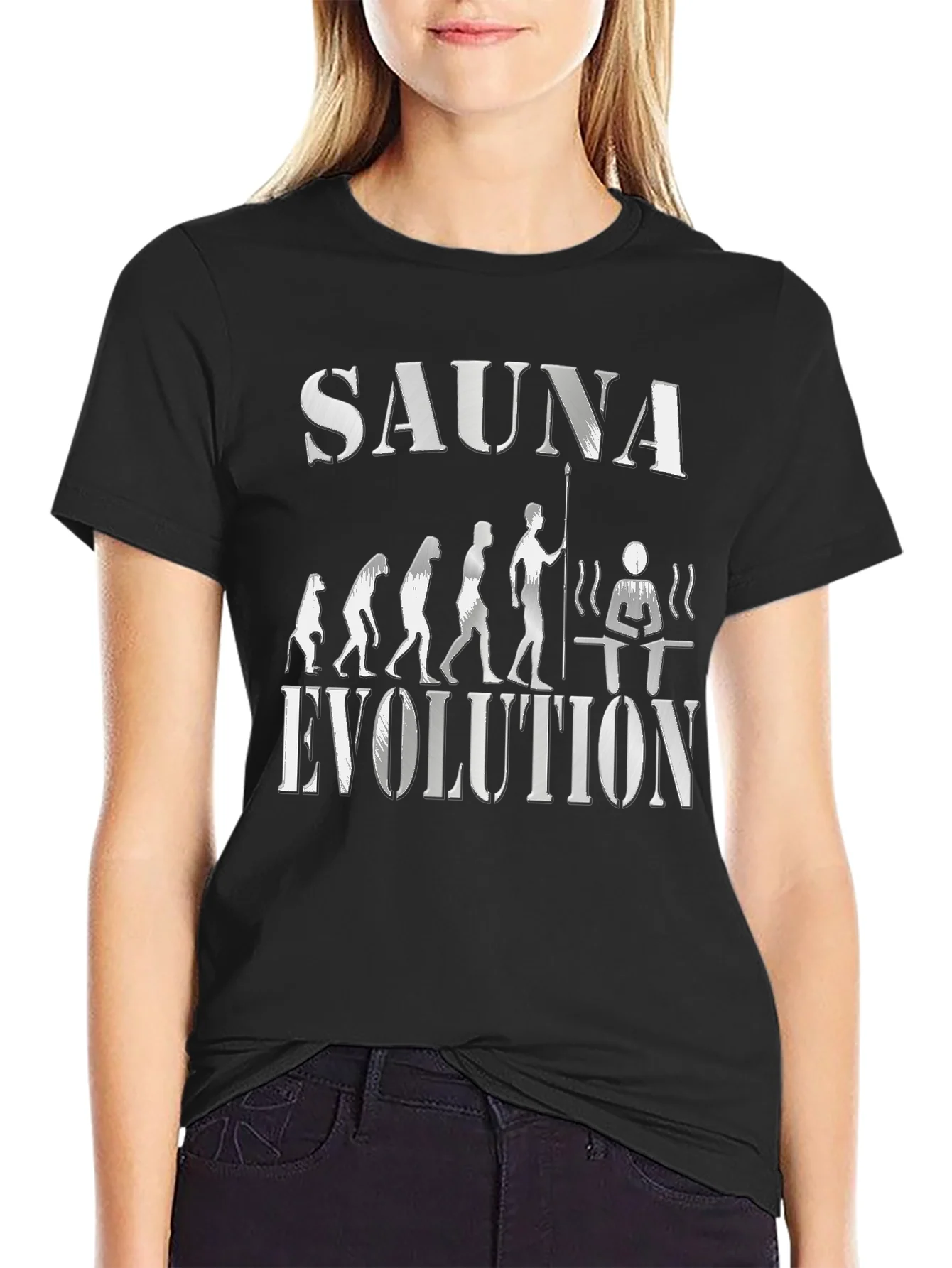 Rebbecca Sauna Evolution T-Shirt - Black