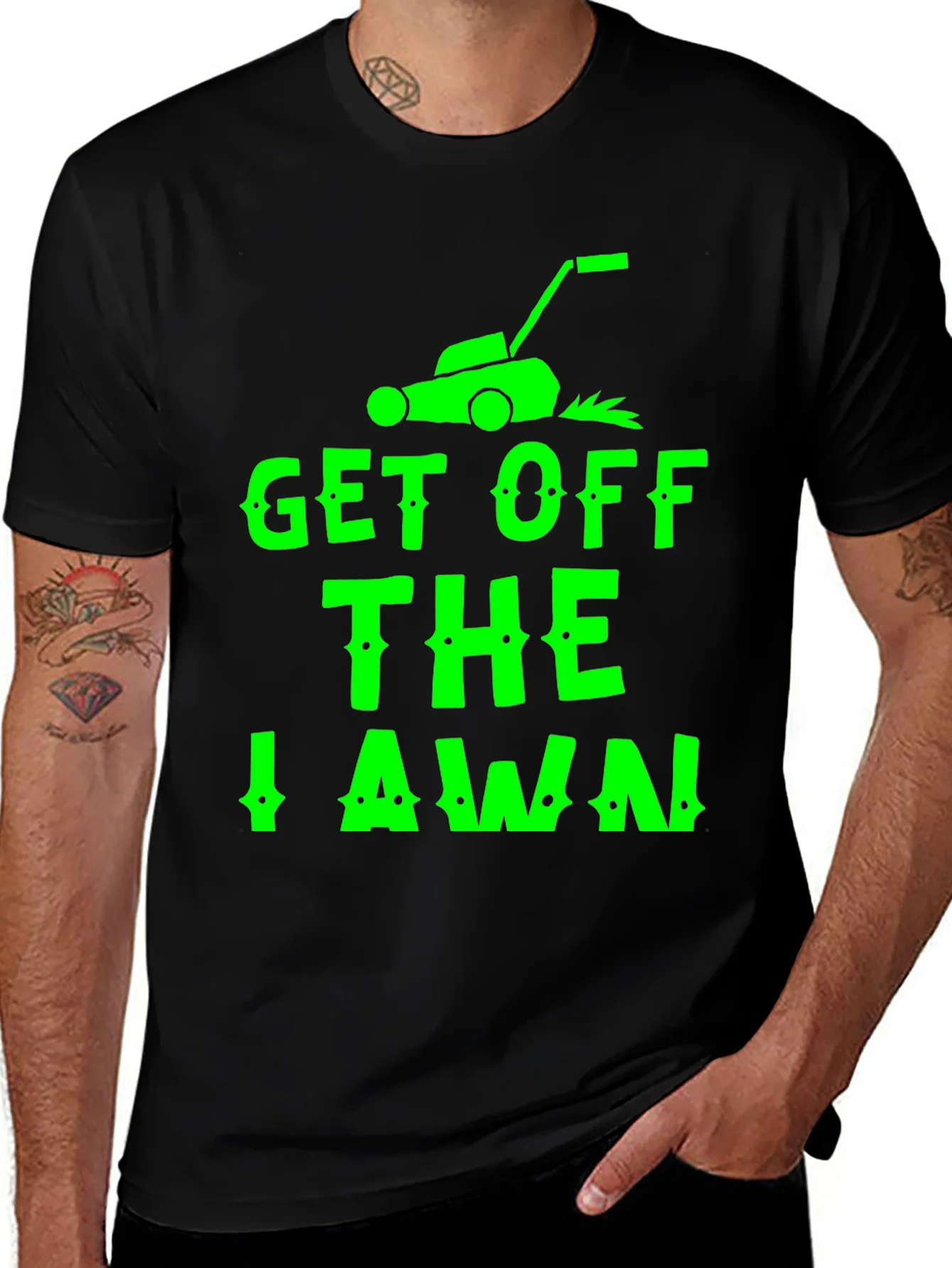 Rebbecca Get Off The Lawn Funny T-Shirt