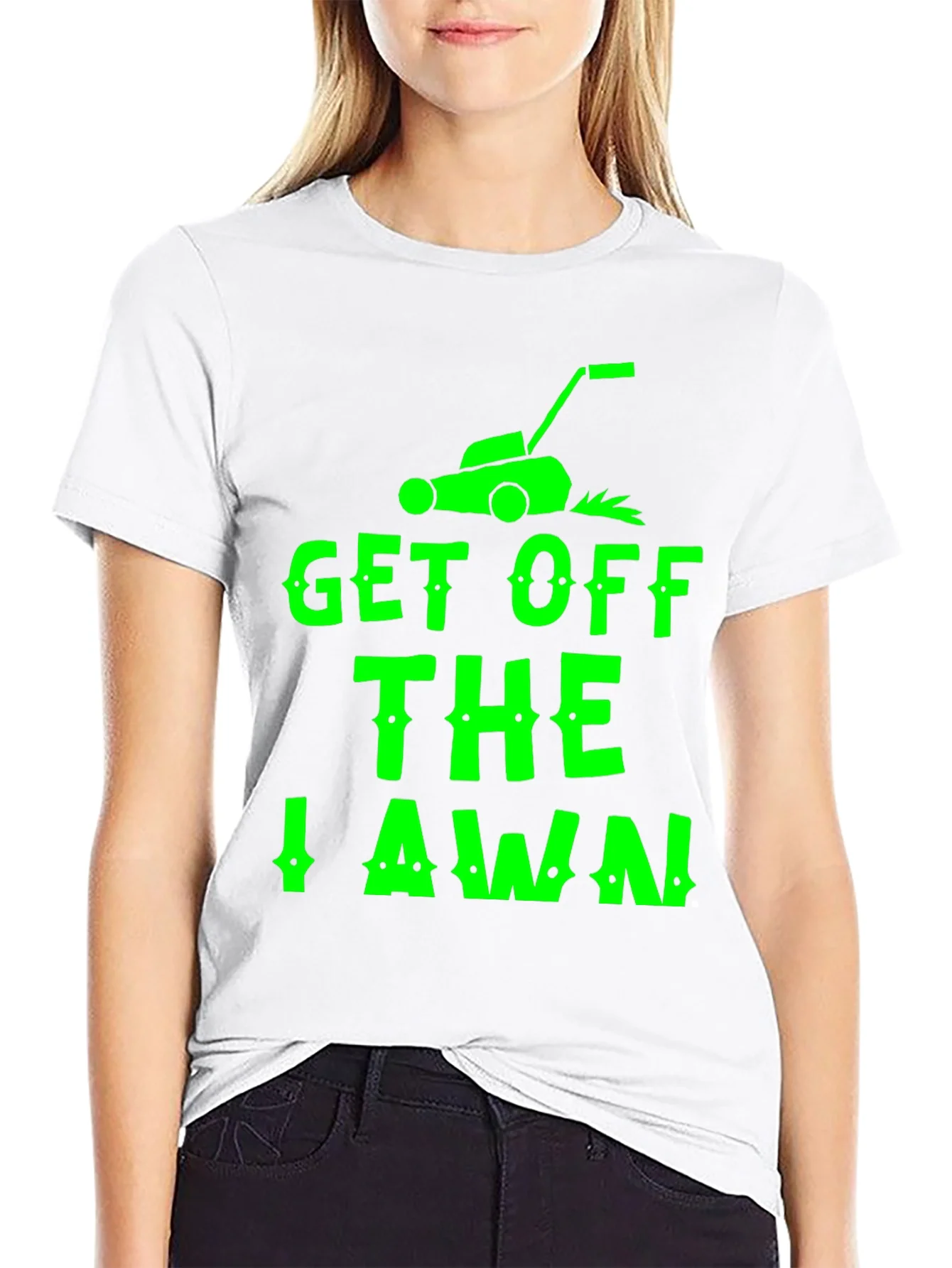 Rebbecca Get Off The Lawn Funny T-Shirt