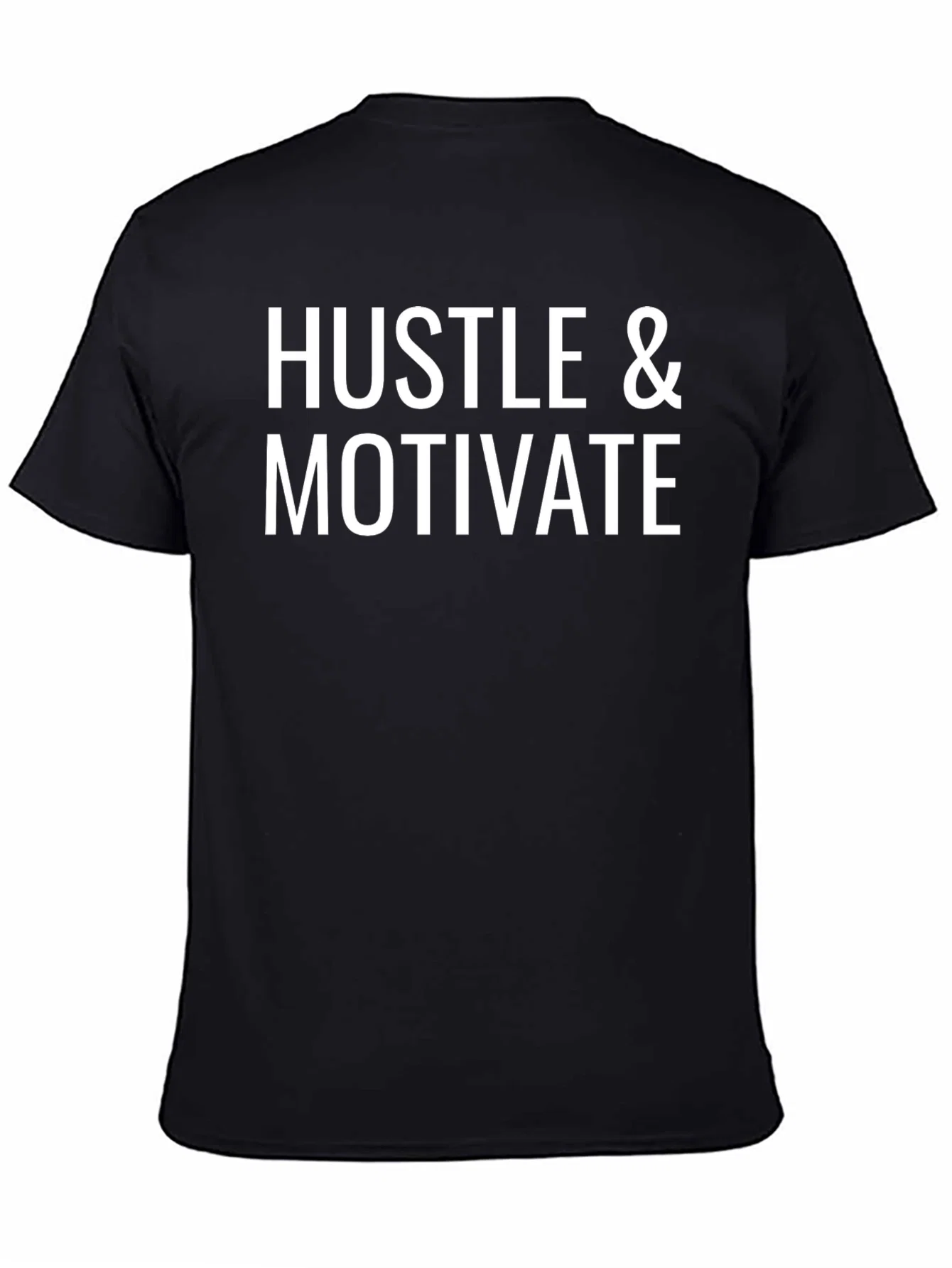 Rebbecca Hustle & Motivate Black Graphic T-Shirt