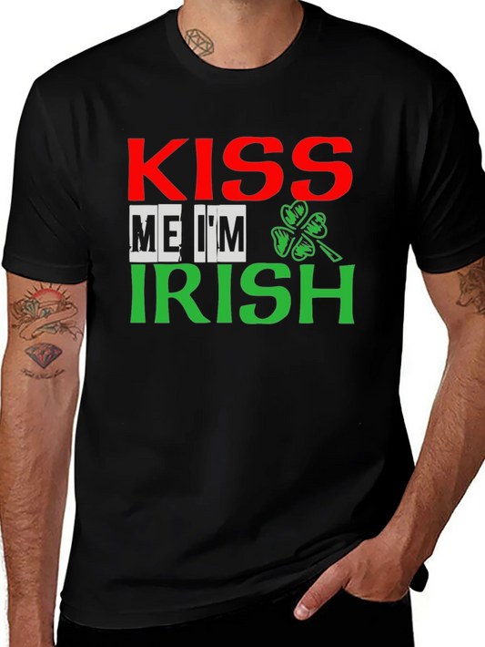 Camiseta Negra B¨¦same Soy Irland¨¦s