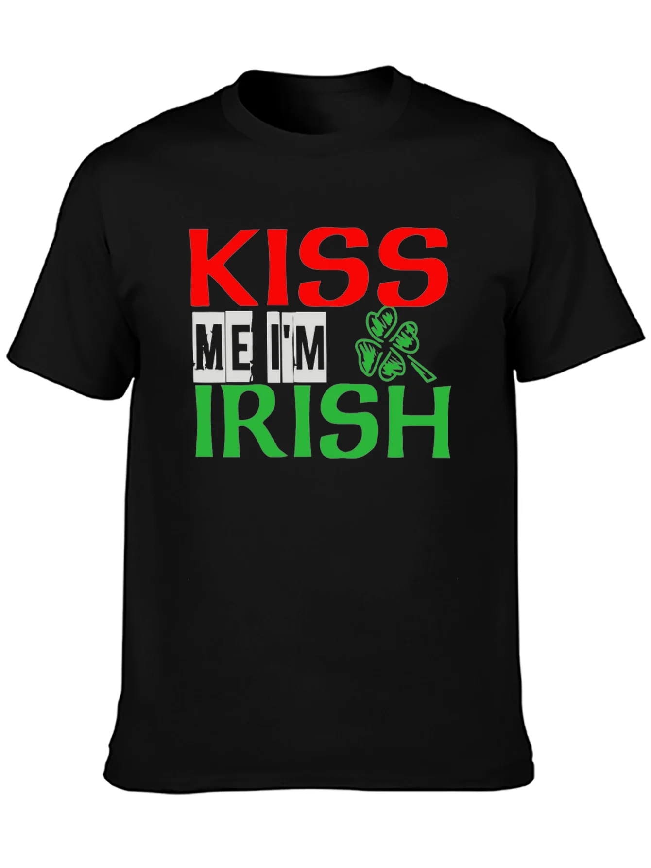 Camiseta Negra B¨¦same Soy Irland¨¦s