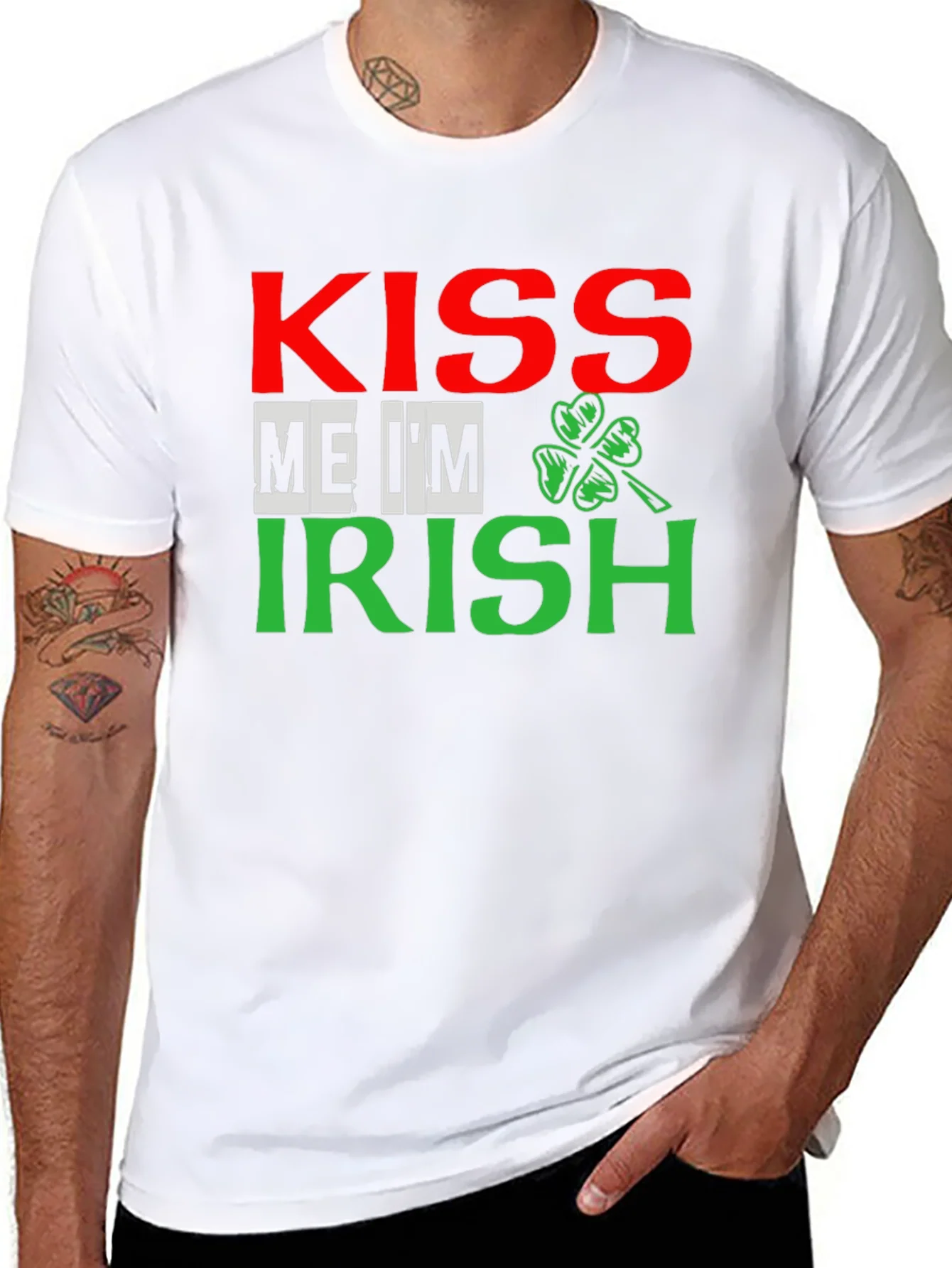 Camiseta Negra B¨¦same Soy Irland¨¦s