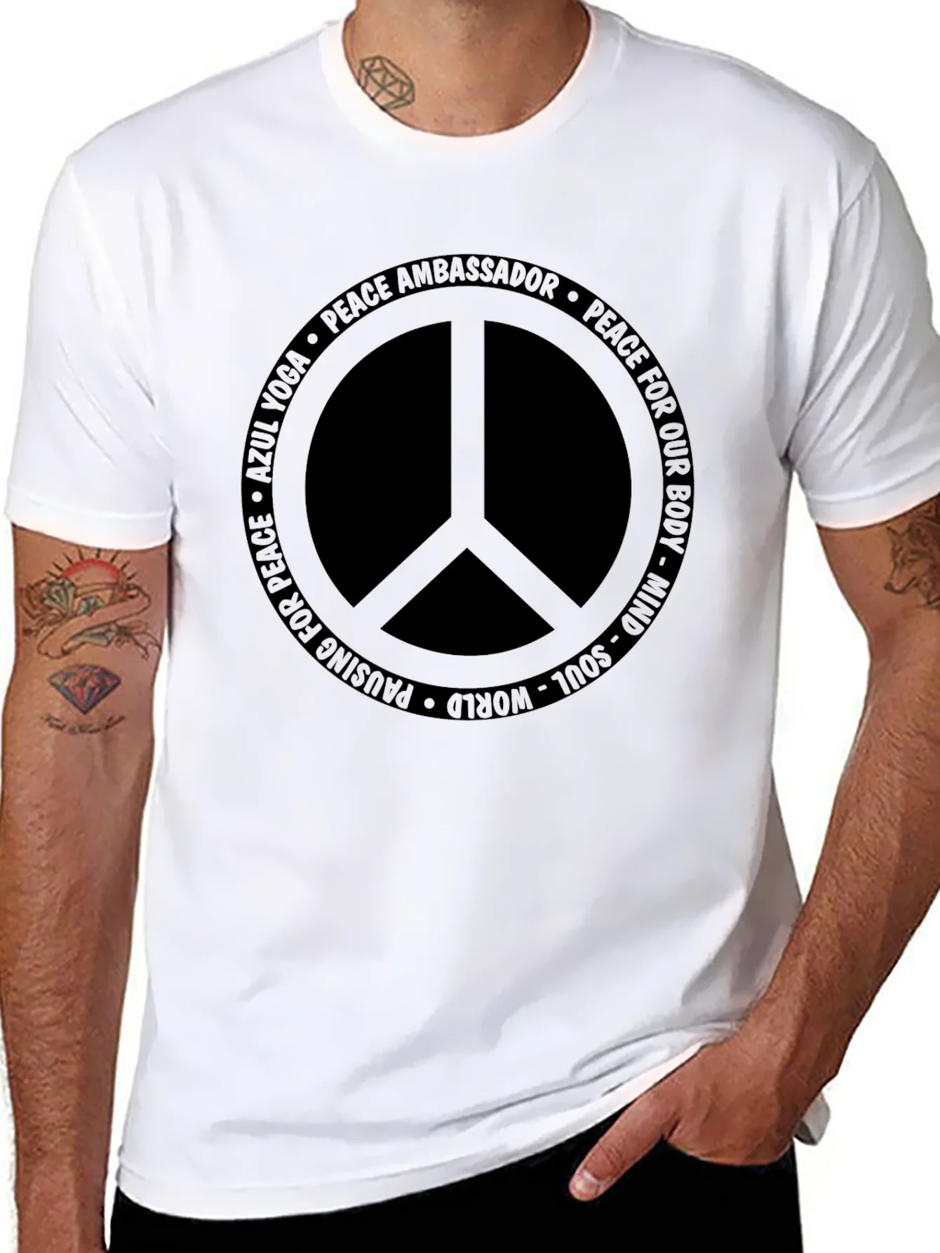 Rebbecca Peace Ambassador T-Shirt - Mind Body Soul