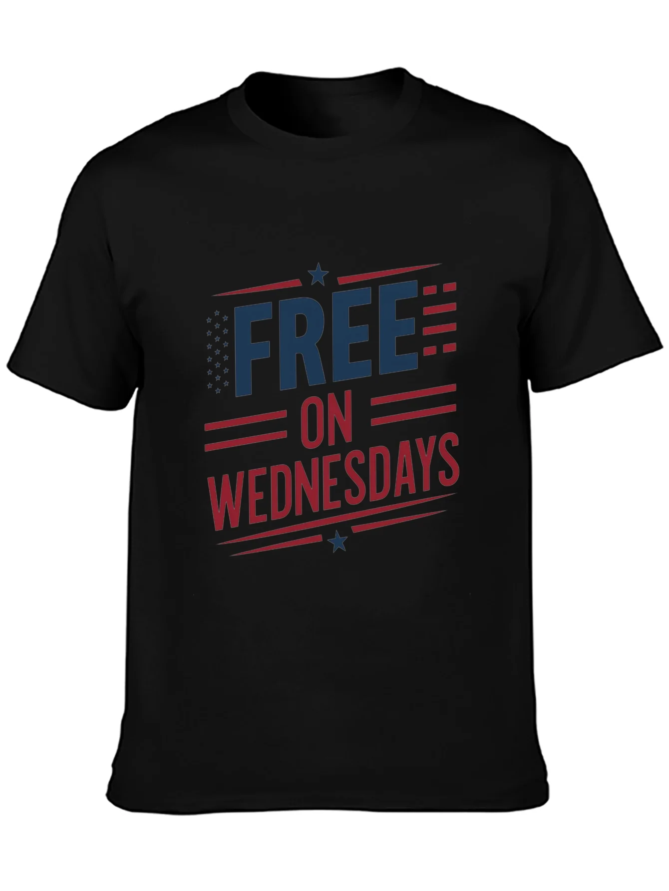 Camiseta Negra Free on Wednesdays