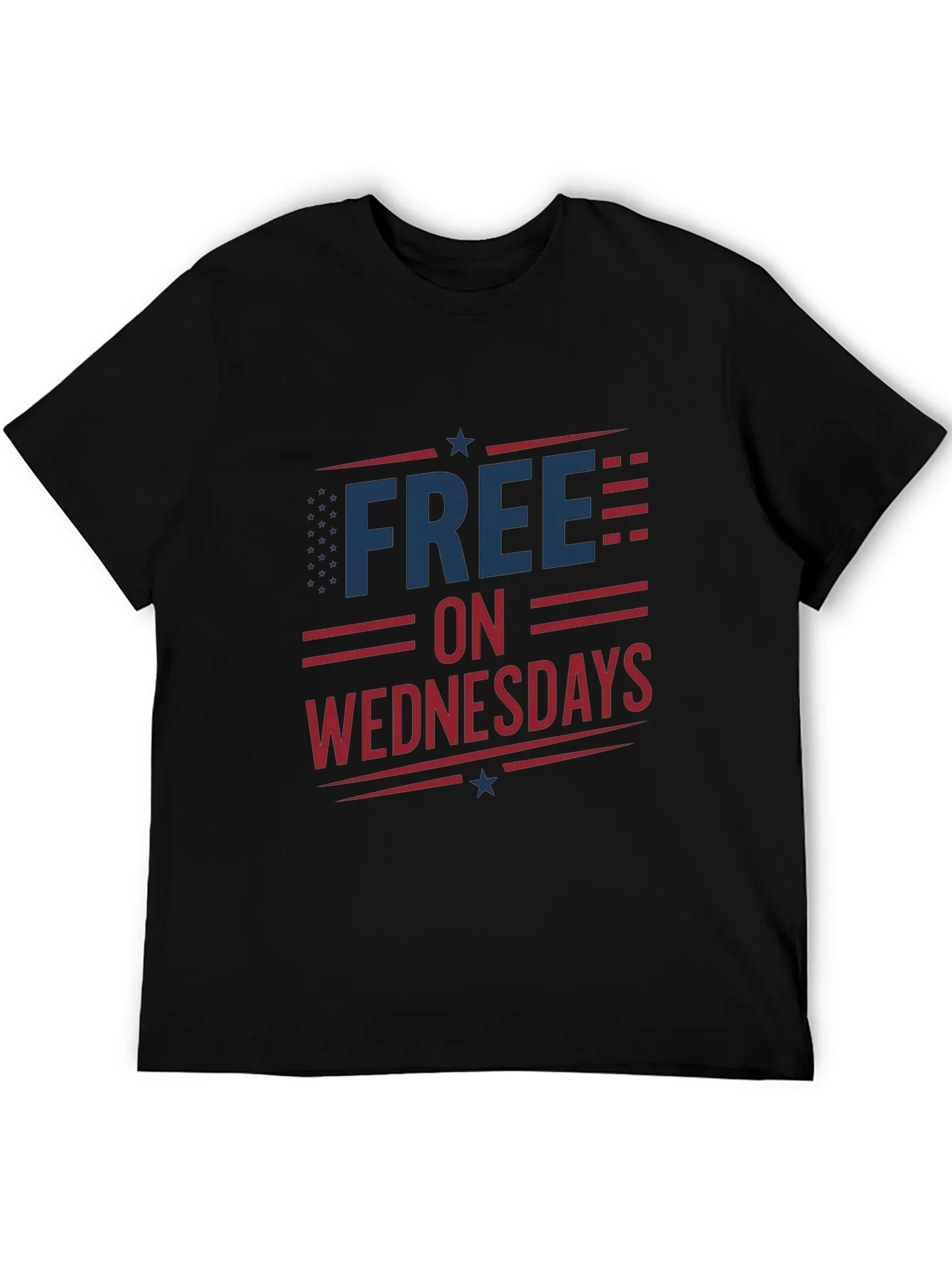 Camiseta Negra Free on Wednesdays