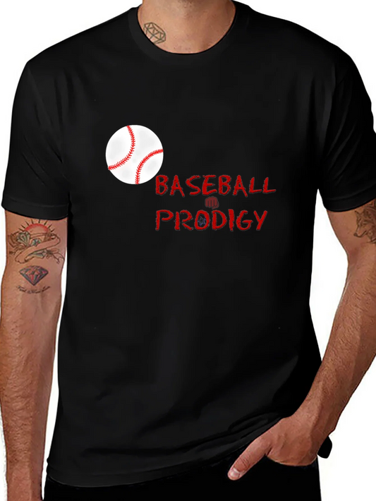 Rebbecca Baseball Prodigy Black Graphic T-Shirt