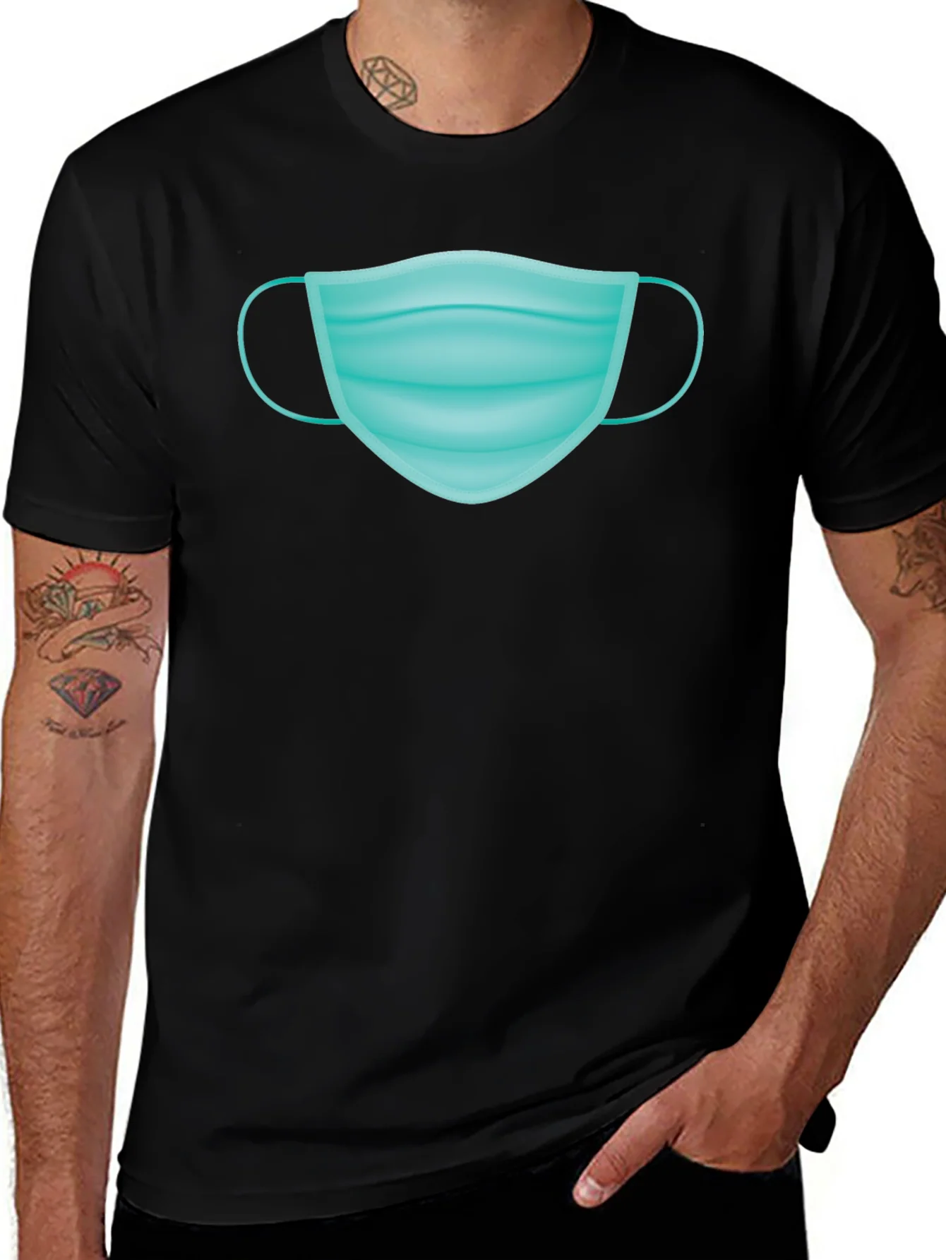 Rebbecca Mask Graphic T-Shirt - Stay Safe in Style