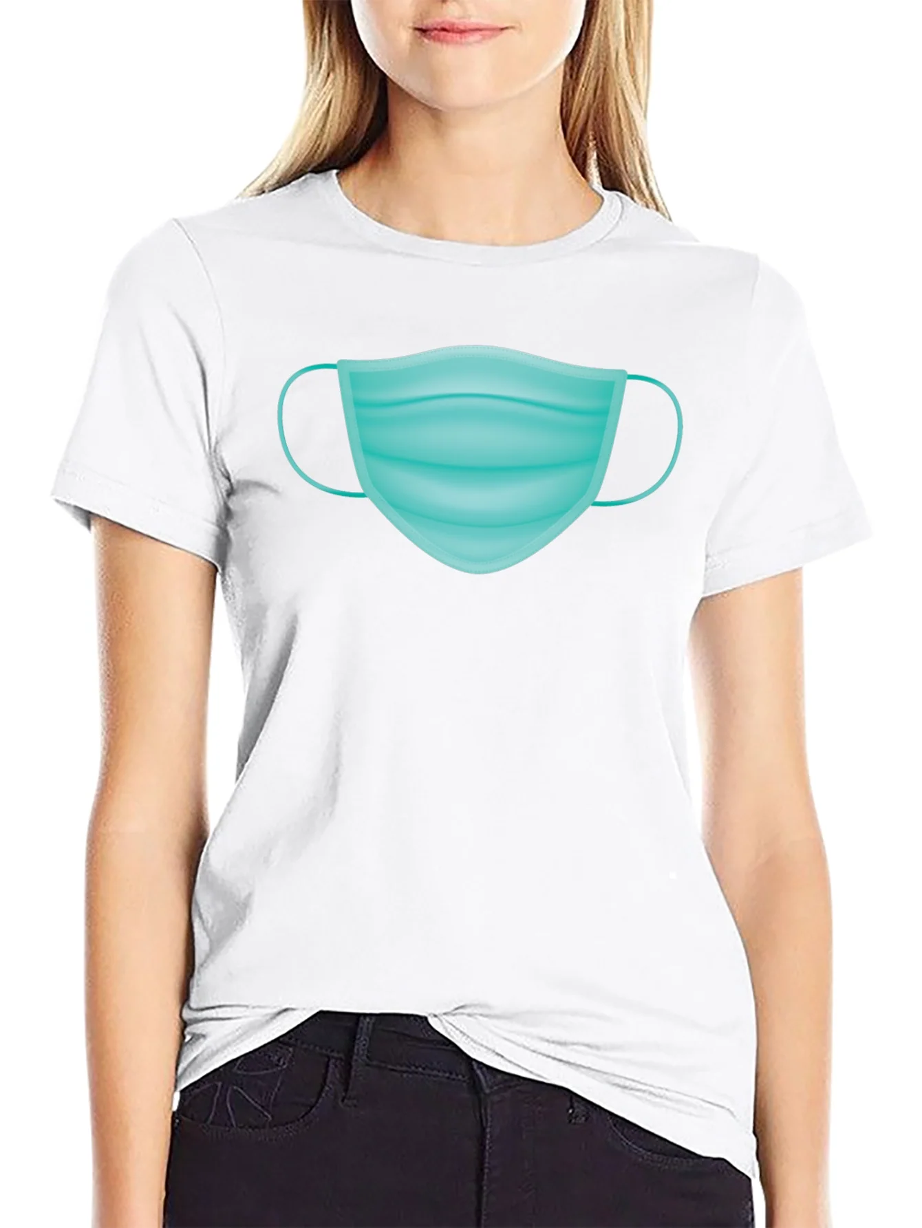 Rebbecca Mask Graphic T-Shirt - Stay Safe in Style