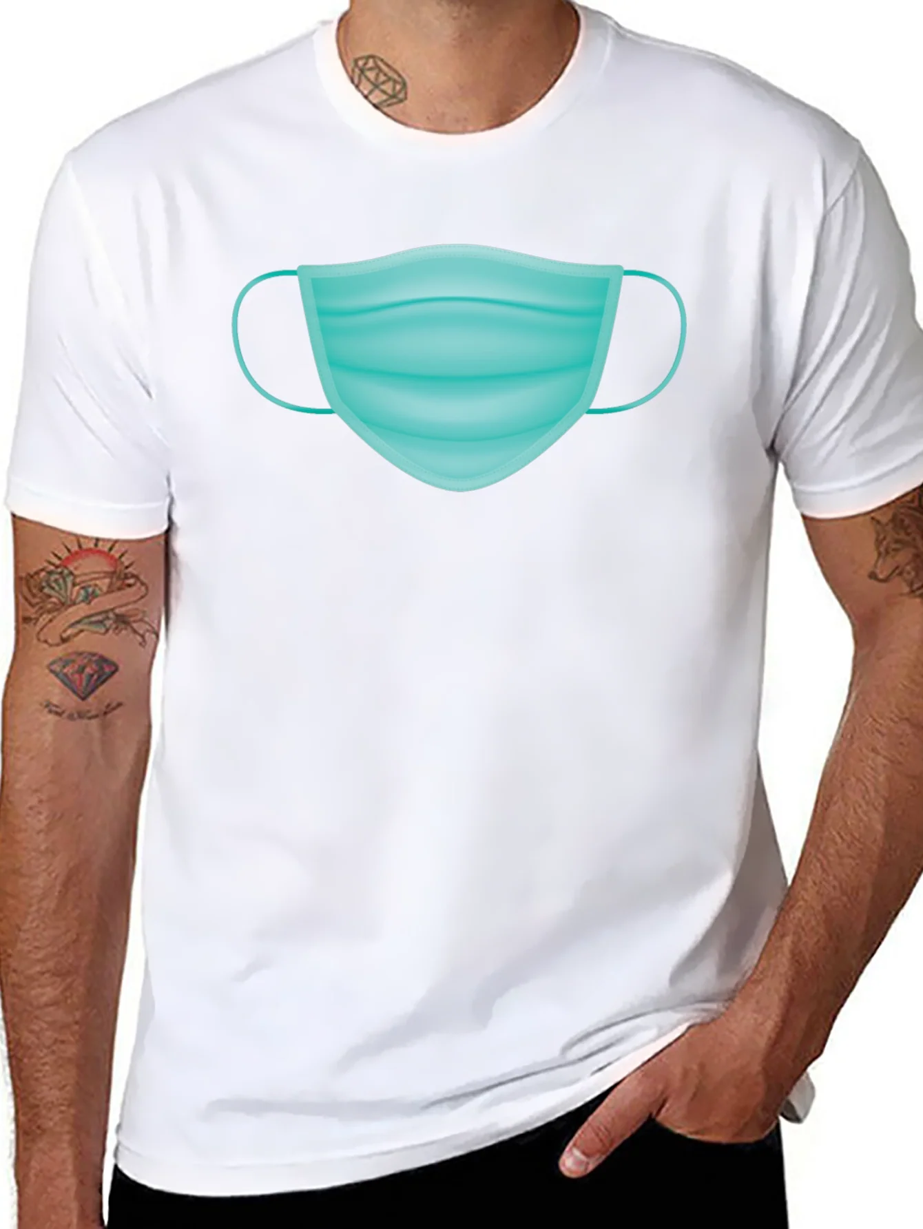 Rebbecca Mask Graphic T-Shirt - Stay Safe in Style