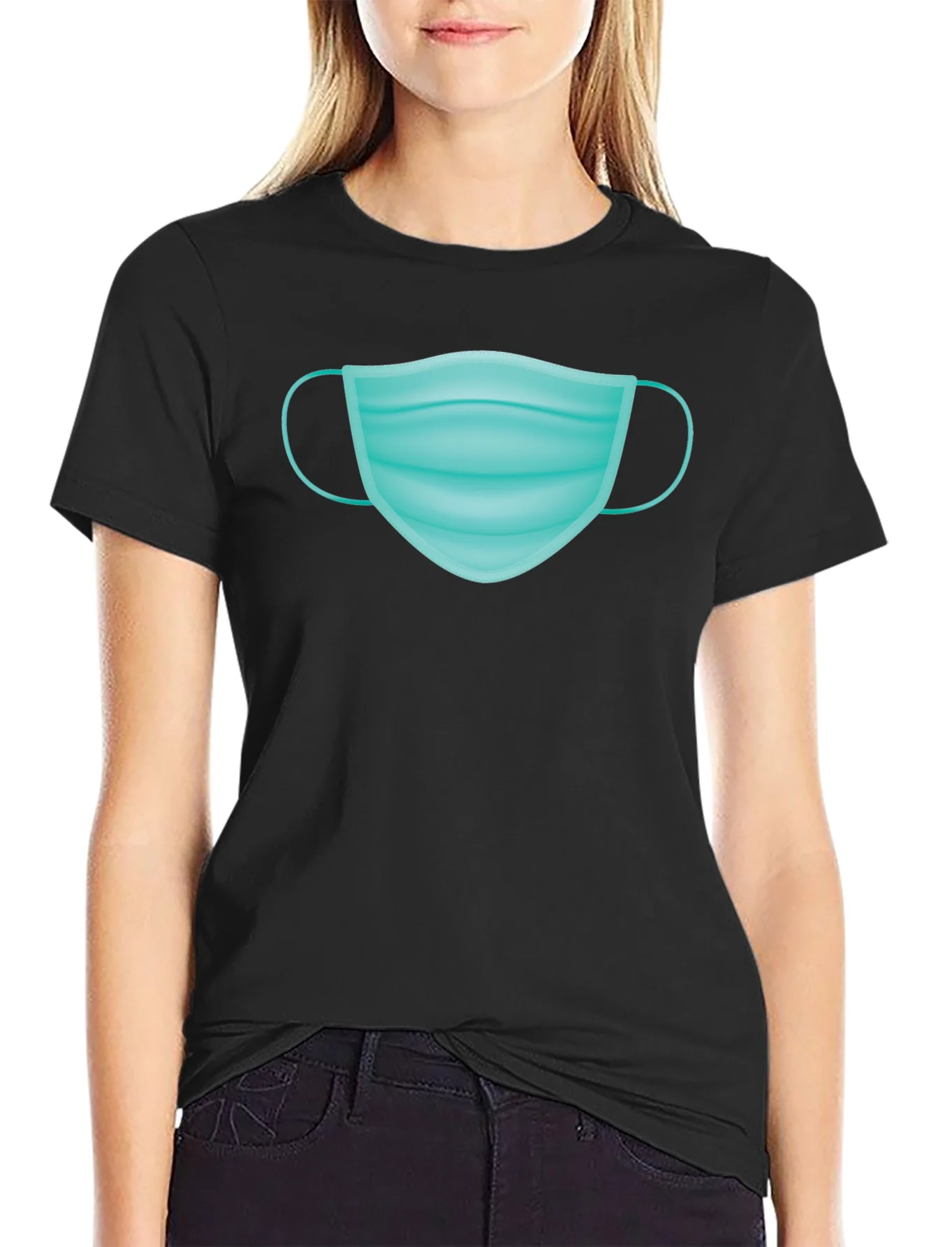 Rebbecca Mask Graphic T-Shirt - Stay Safe in Style