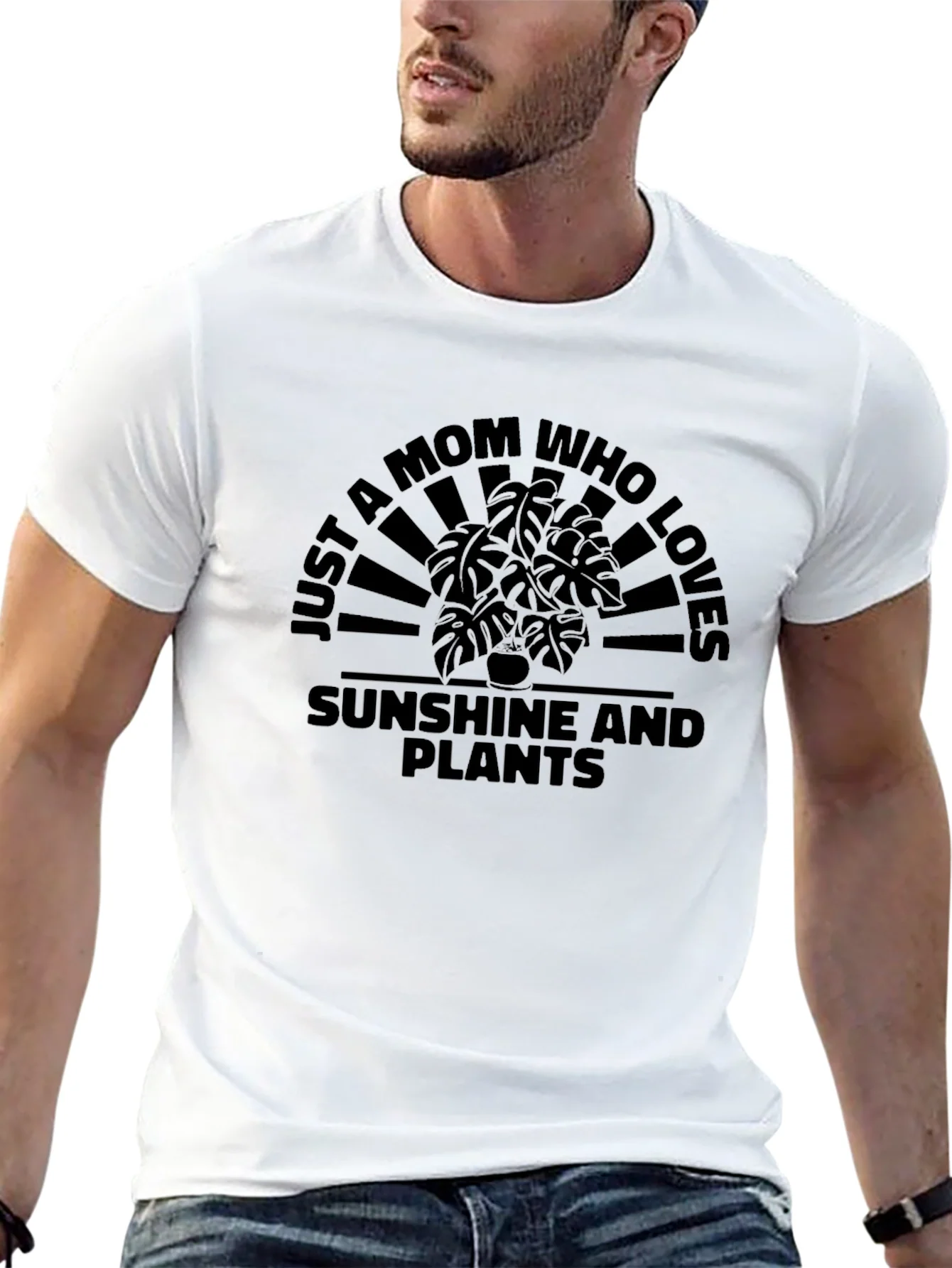 Camiseta Negra: Mam¨¢ Ama Sol y Plantas