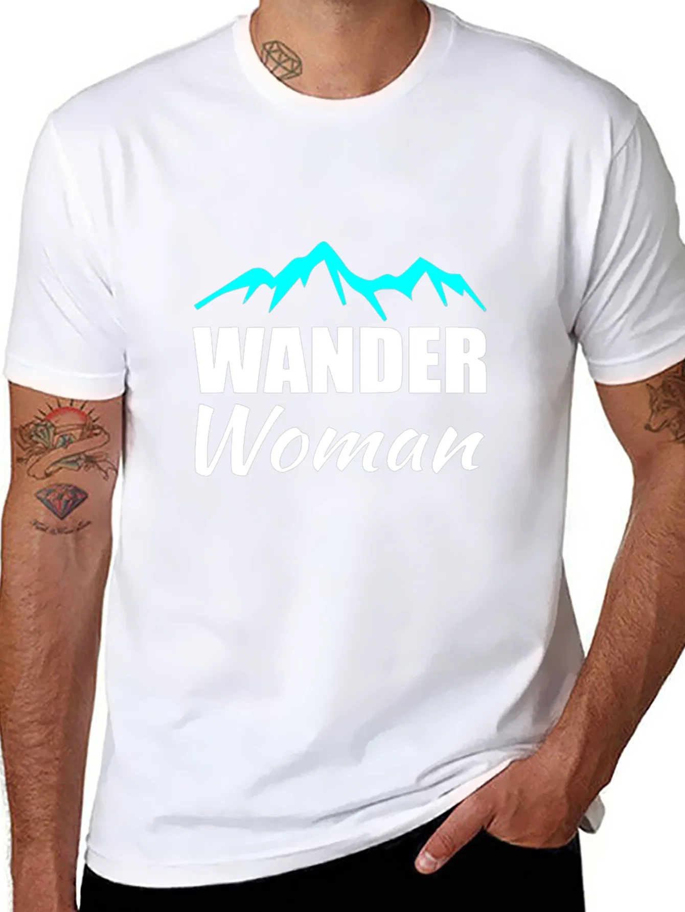 Rebbecca Wander Woman Graphic Tee - Adventurous Style