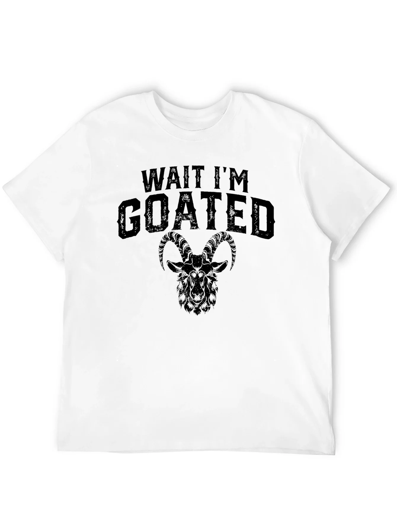 Rebbecca Wait Im Goated Black Graphic Tee