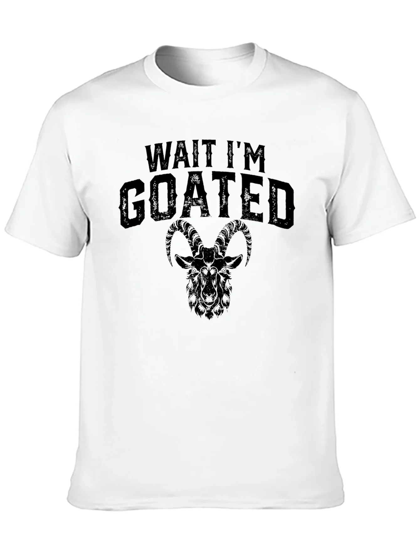 Rebbecca Wait Im Goated Black Graphic Tee