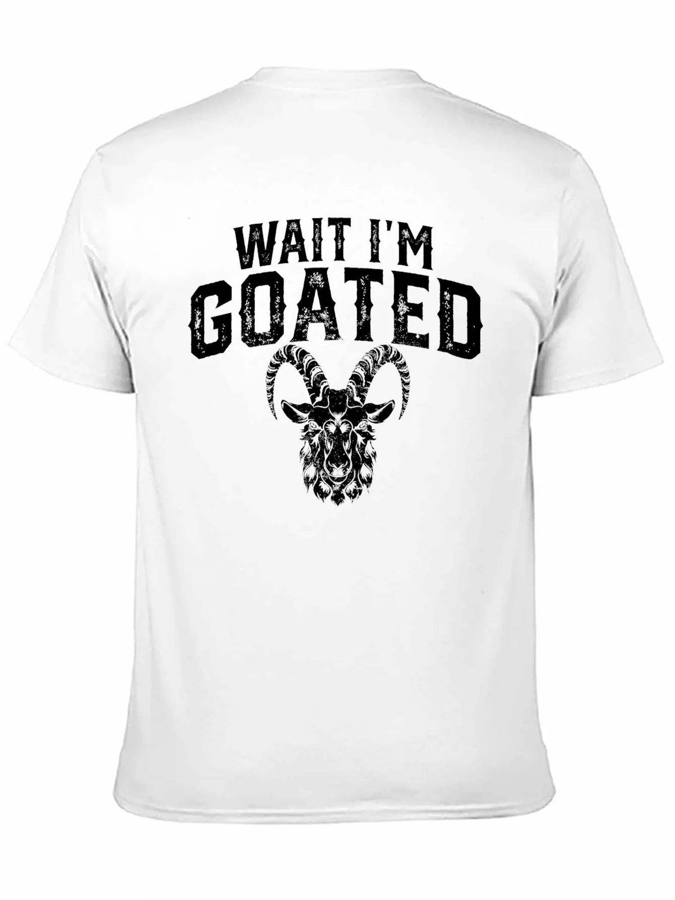 Rebbecca Wait Im Goated Black Graphic Tee