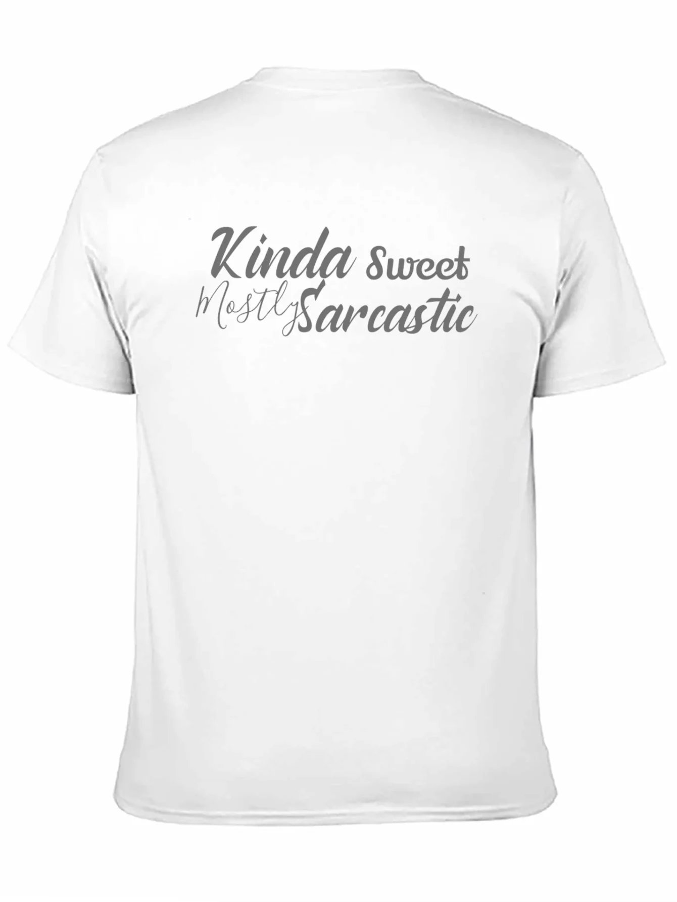 Camiseta Negra: Kinda Sweet Mostly Sarcastic