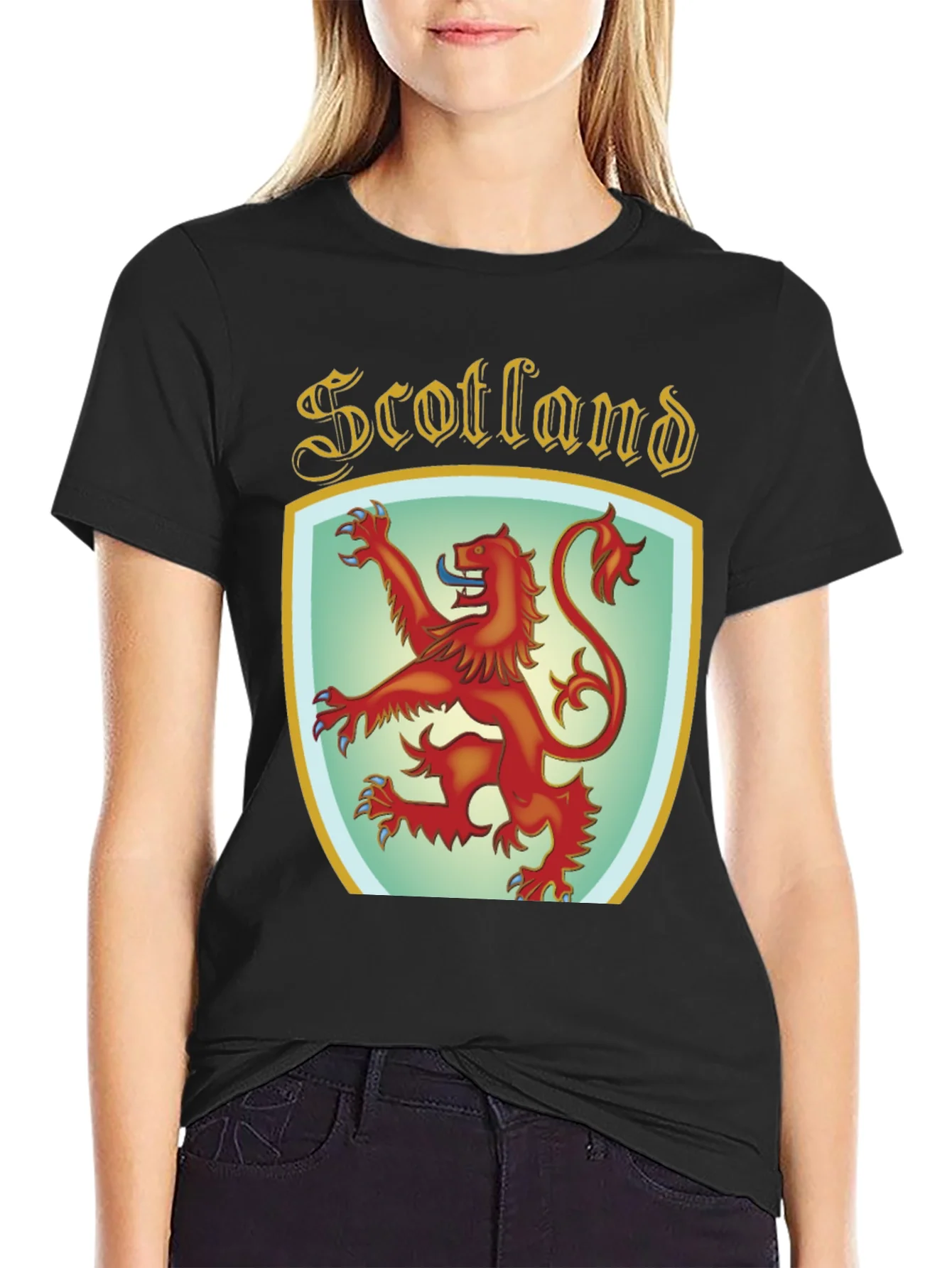 Rebbecca Scotland Lion Rampant Crest T-Shirt