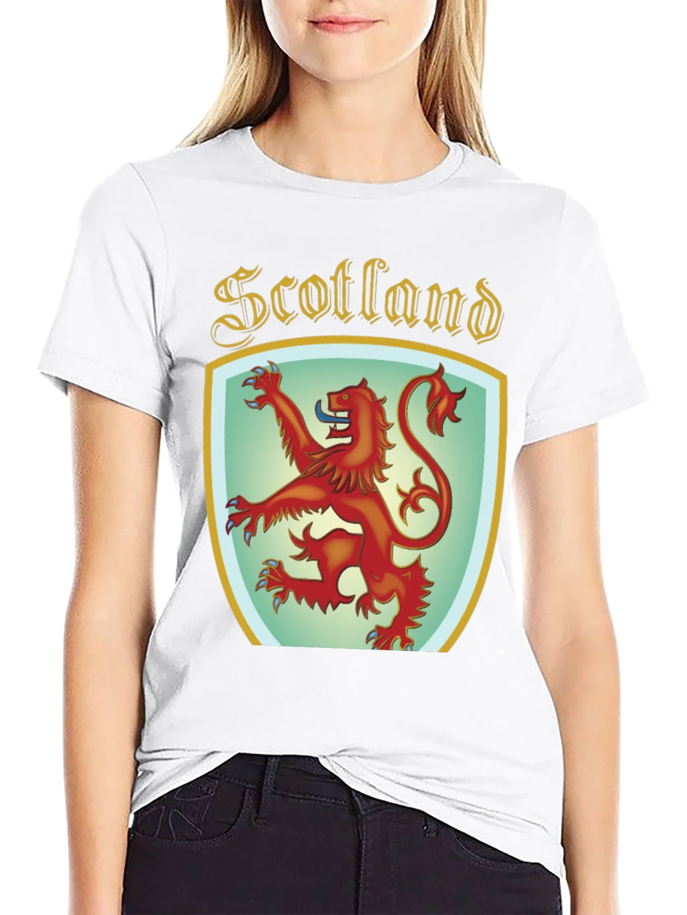 Rebbecca Scotland Lion Rampant Crest T-Shirt