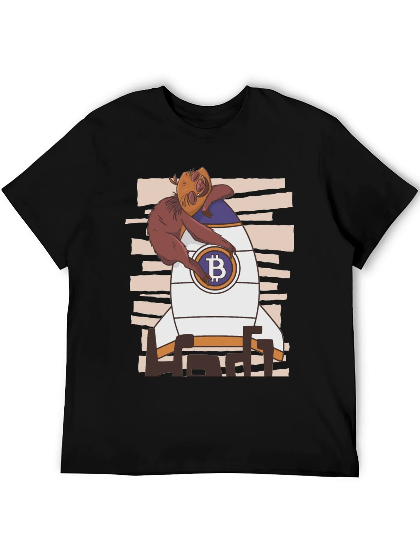 Rebbecca Bitcoin Sloth Rocket T-Shirt
