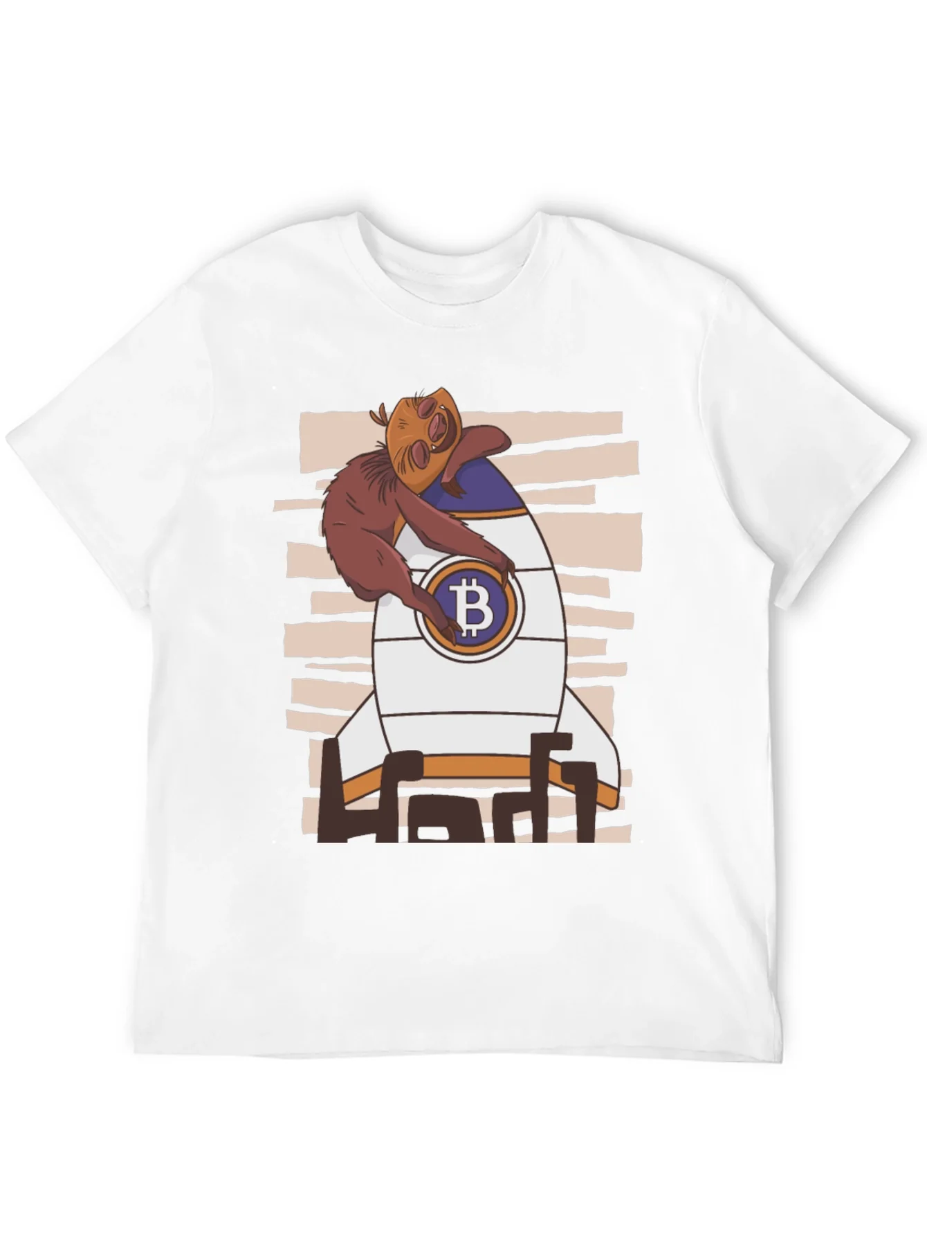 Rebbecca Bitcoin Sloth Rocket T-Shirt