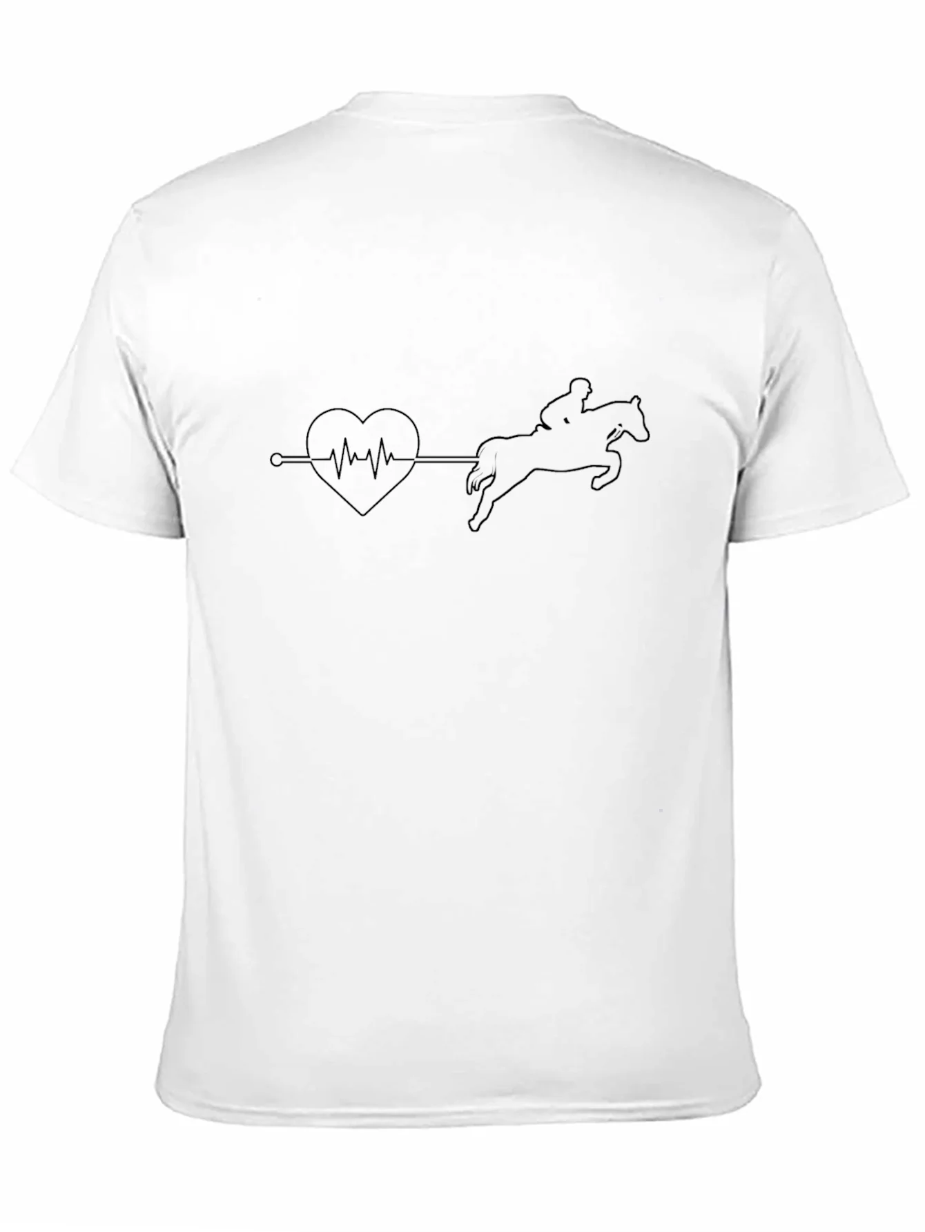 Rebbecca Equestrian Heartbeat T-Shirt - Black