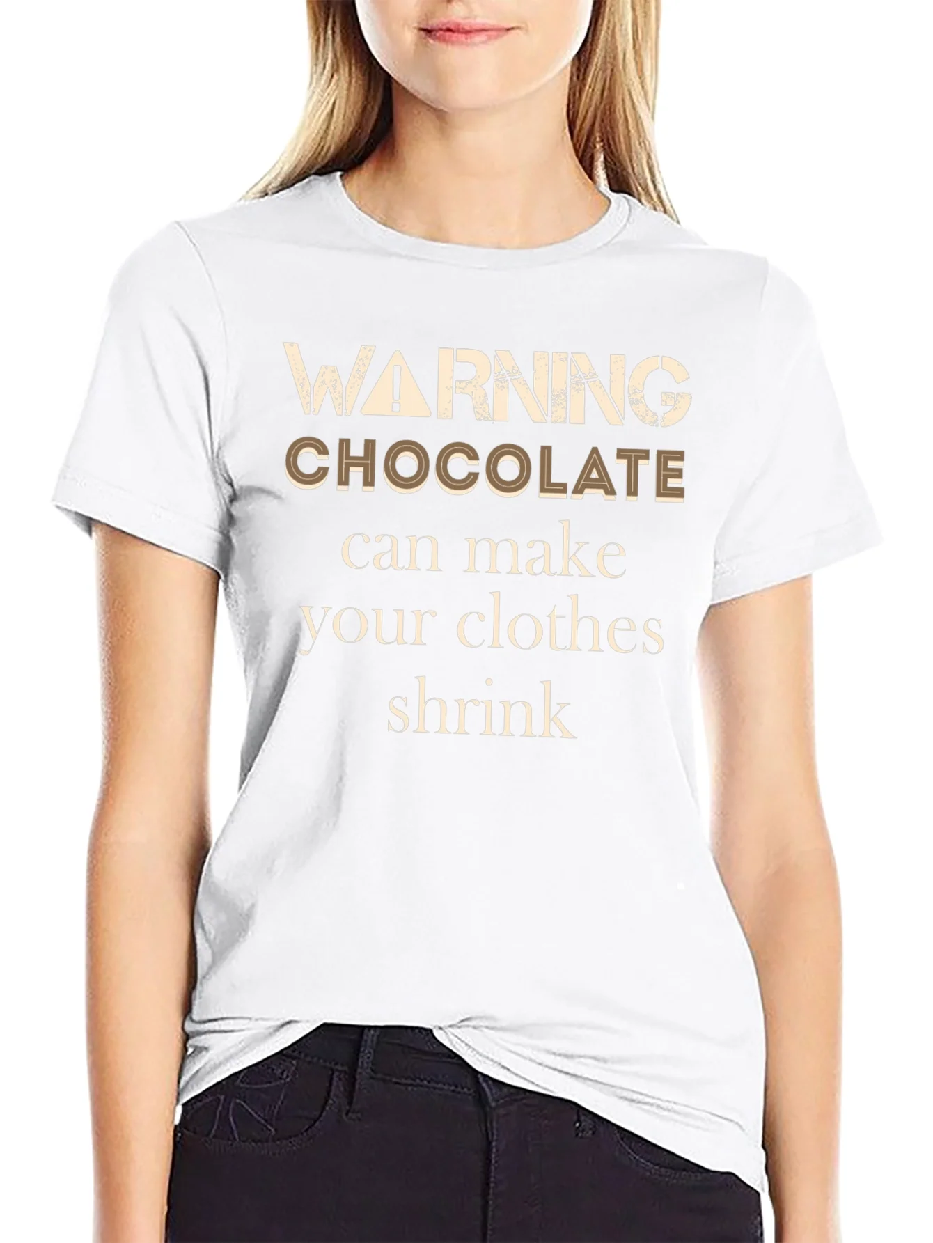 Camiseta Negra Chocolate Shrink
