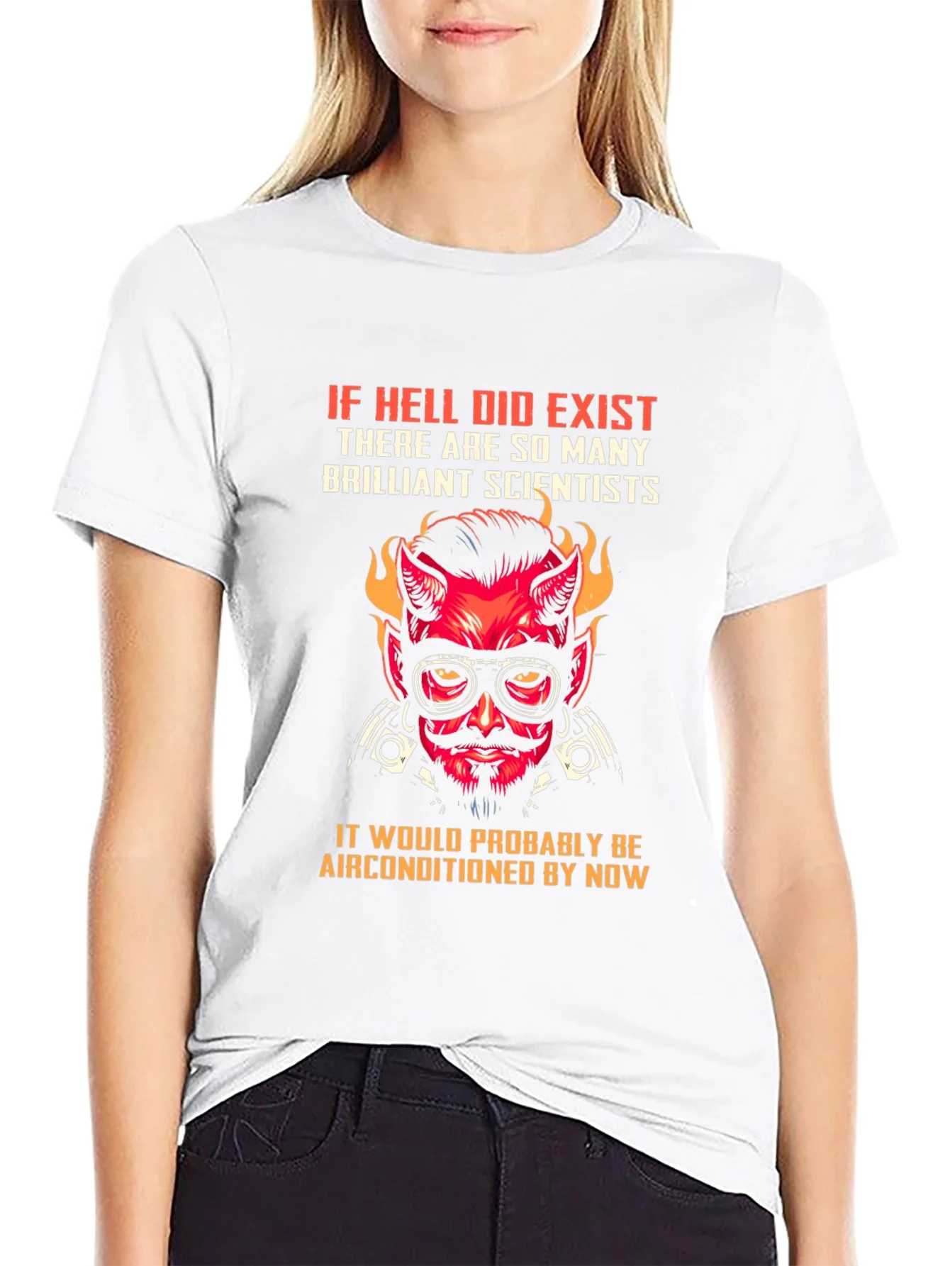 Rebbecca Hell Air Conditioned T-Shirt - Scientist Design