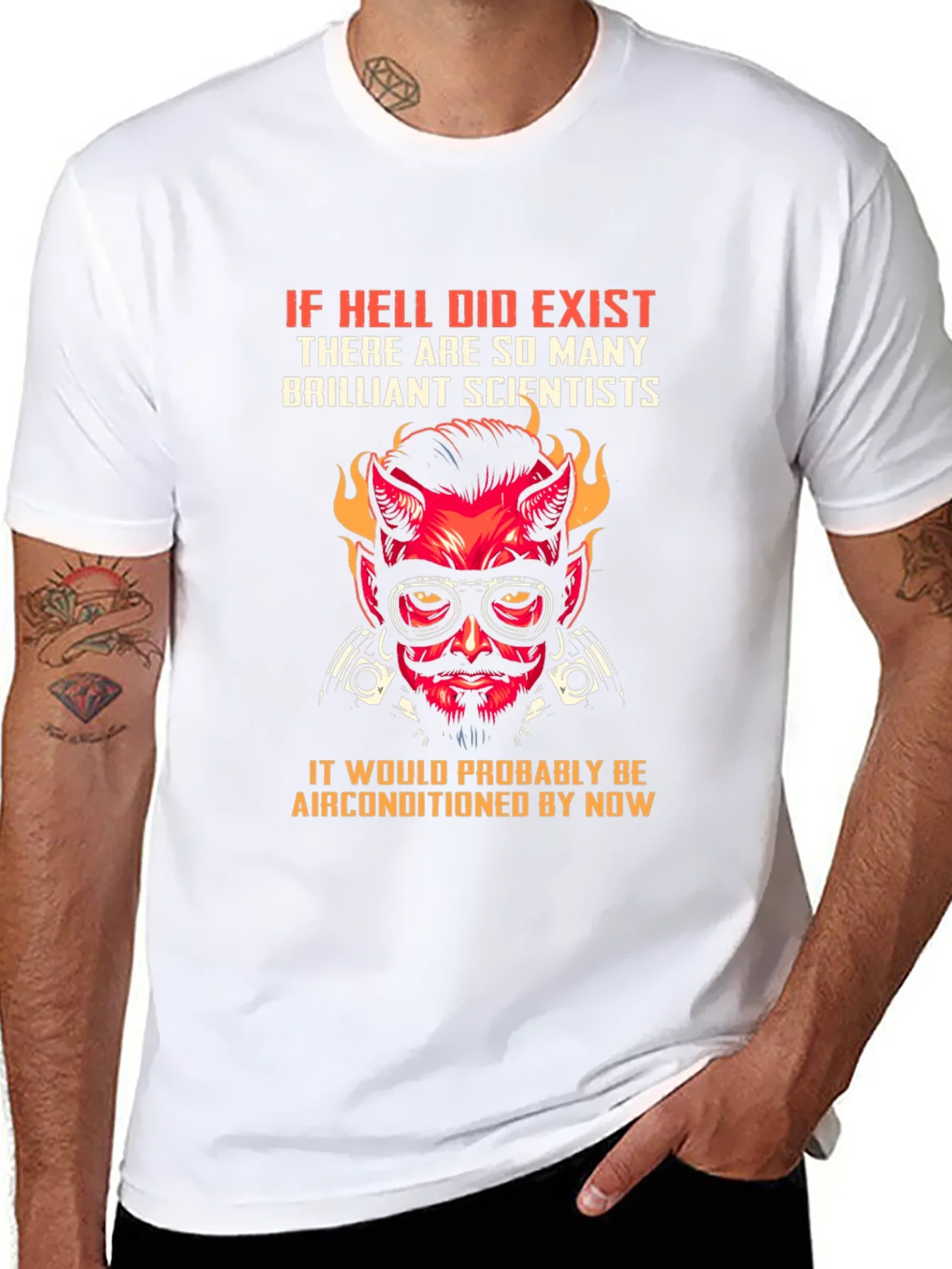 Rebbecca Hell Air Conditioned T-Shirt - Scientist Design