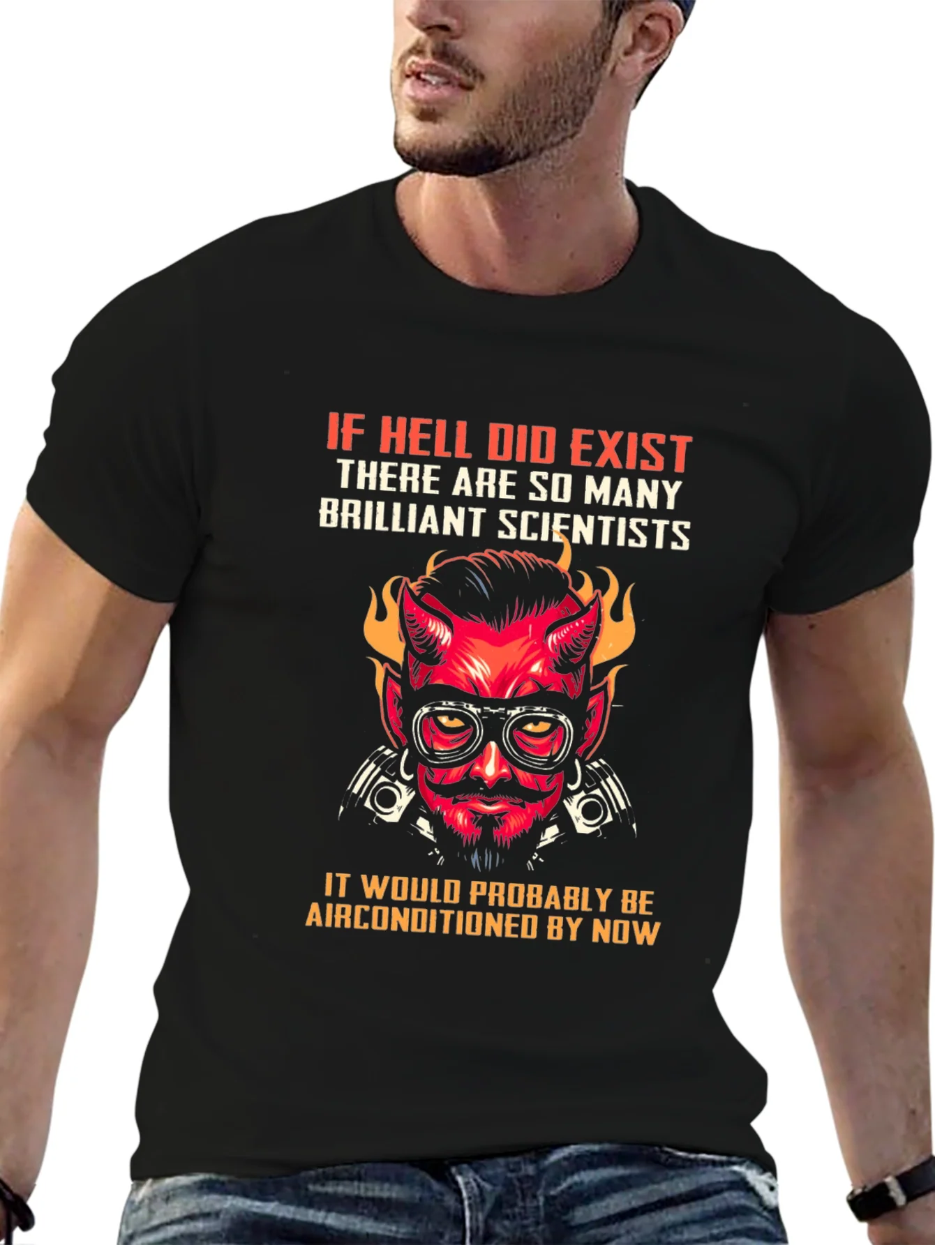 Rebbecca Hell Air Conditioned T-Shirt - Scientist Design