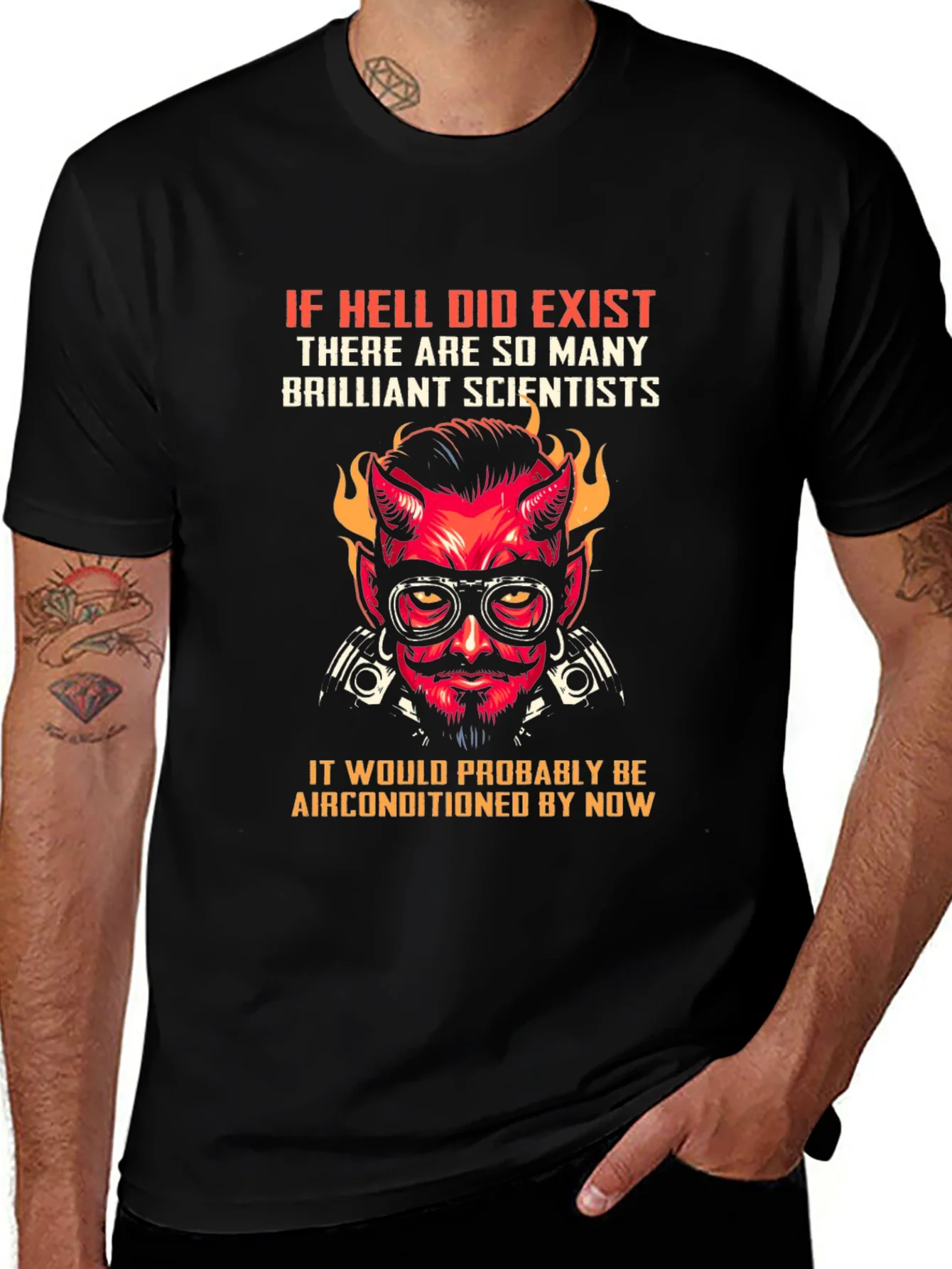 Rebbecca Hell Air Conditioned T-Shirt - Scientist Design