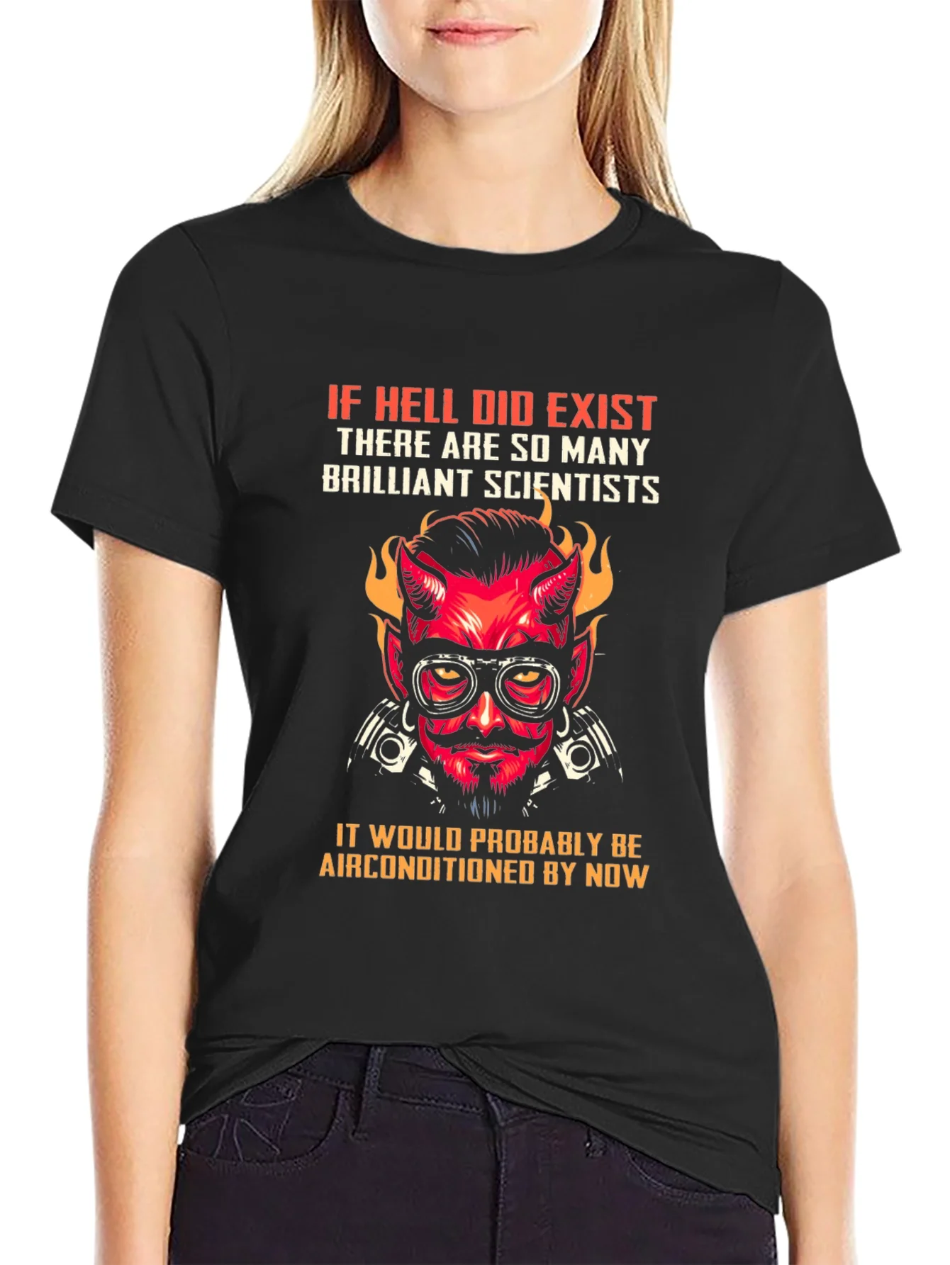Rebbecca Hell Air Conditioned T-Shirt - Scientist Design