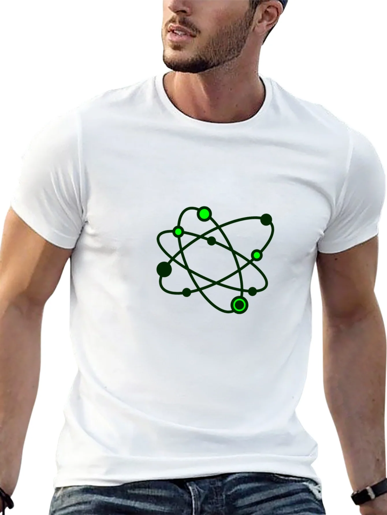 Rebbecca Atom Graphic Tee - Black Casual T-Shirt