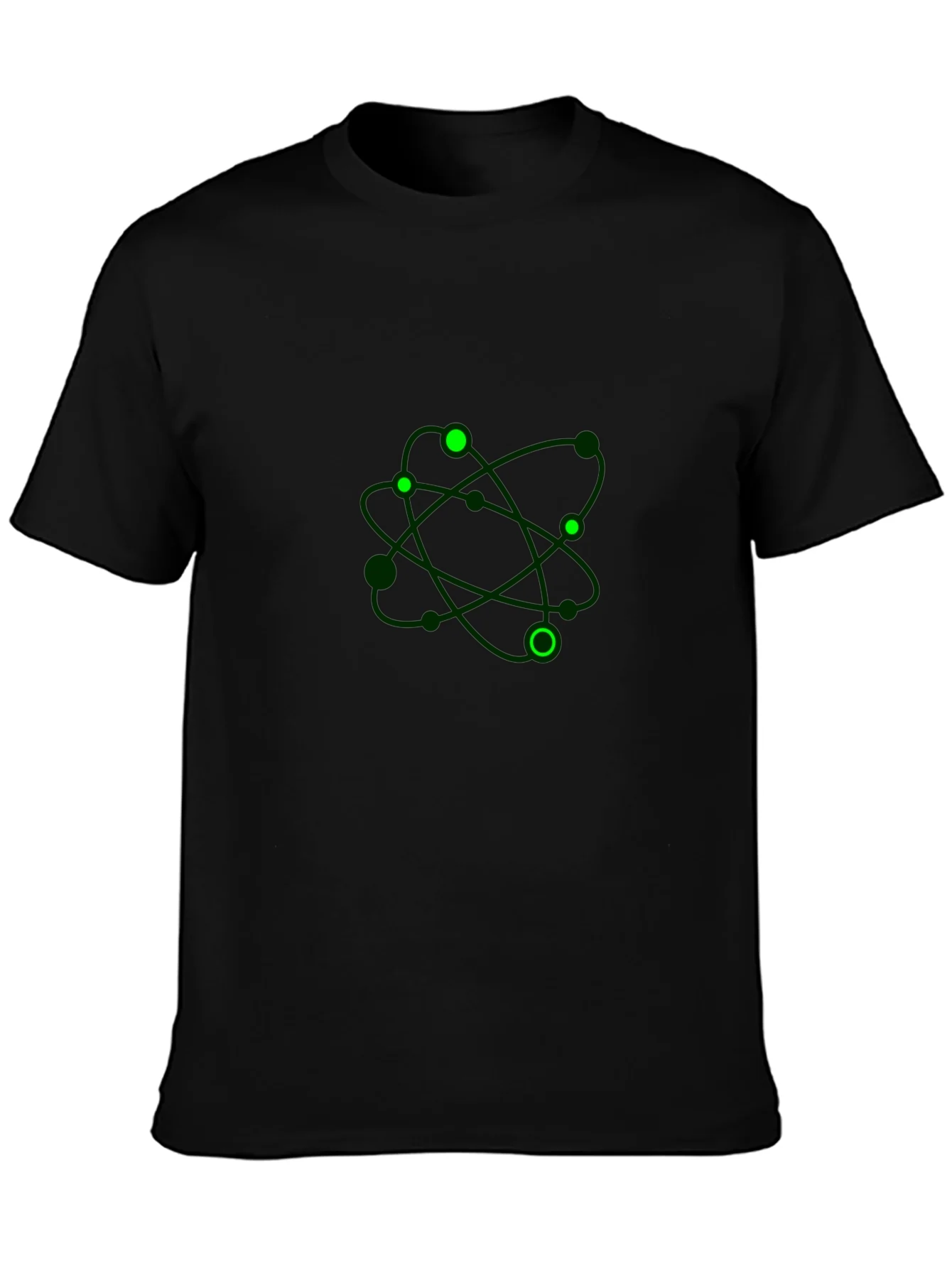 Rebbecca Atom Graphic Tee - Black Casual T-Shirt